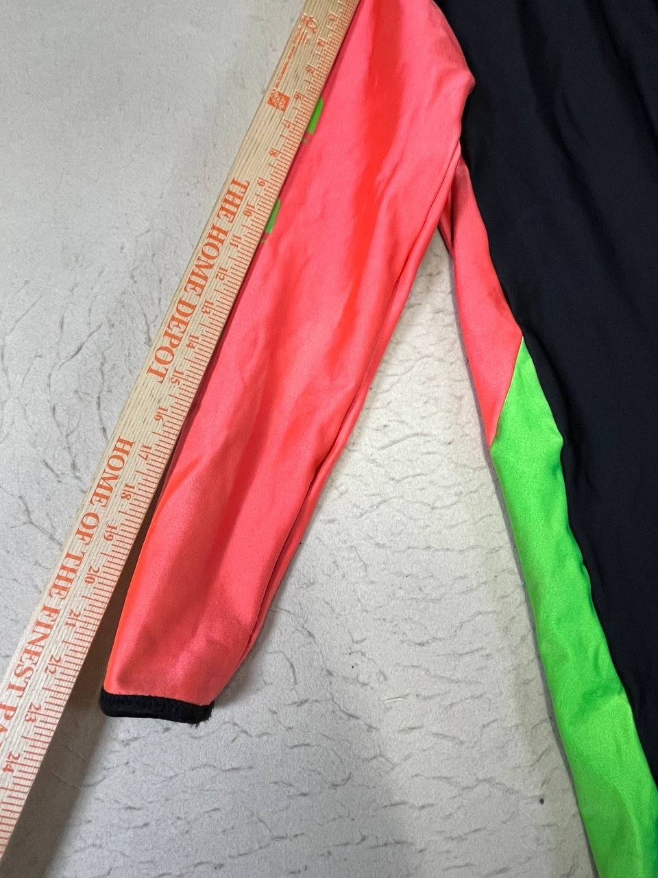 Mares Ultraskin Scuba Diving Men’s Neon Orange Green Black Jumpsuit Size L