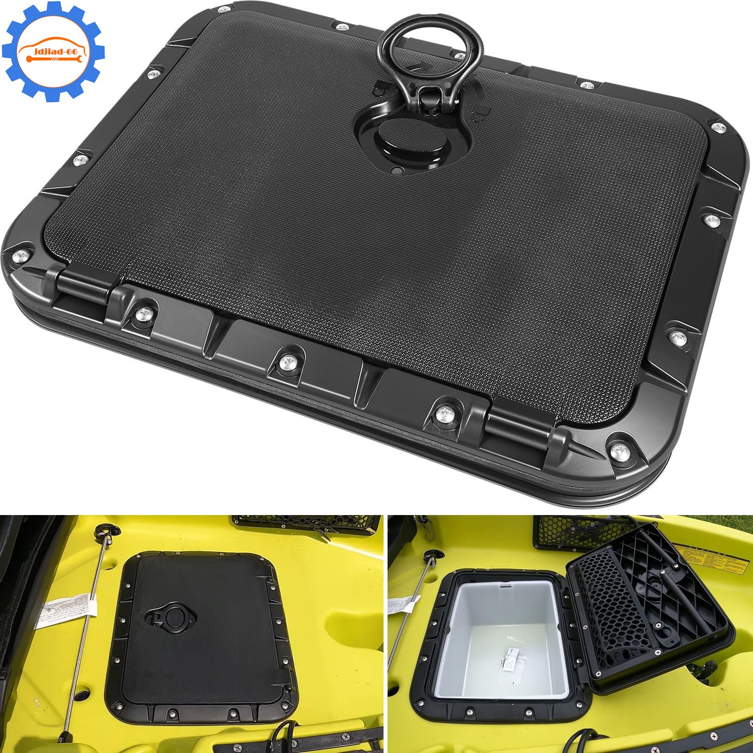 71707003 Rectangular Twist and Seal Hatch Marine Deck for Hobie Kayak 2013-2026