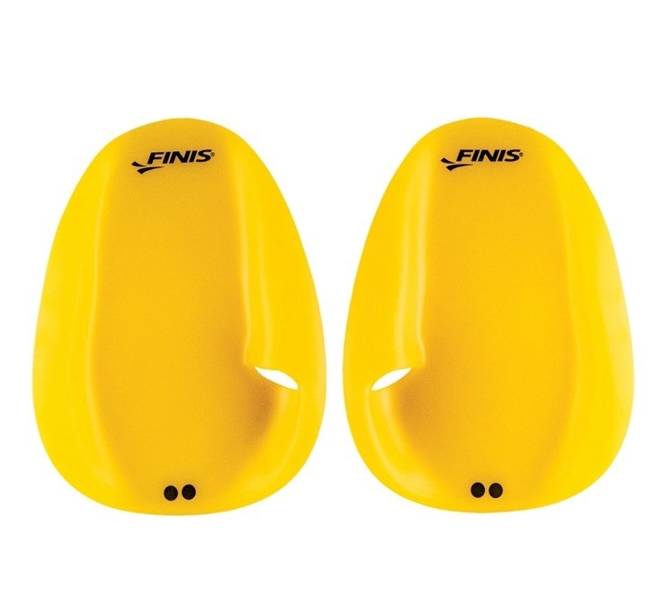 FINIS Agility Floating Swim Paddles, Strapless, Technique, Training, Medium Fit