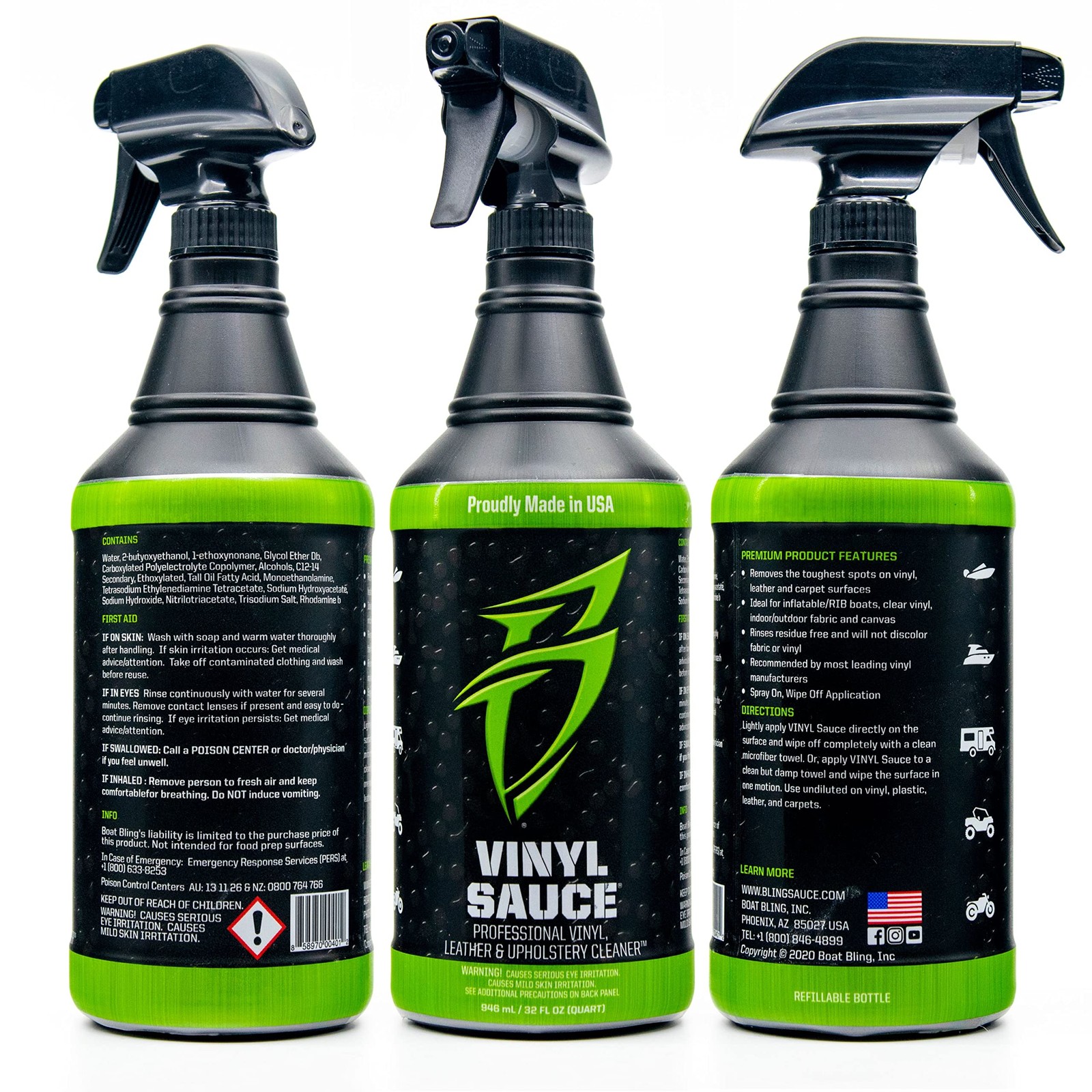 Boat Bling VS-0032 Vinyl Sauce Premium 32 Fl Oz (Pack of 1), 32