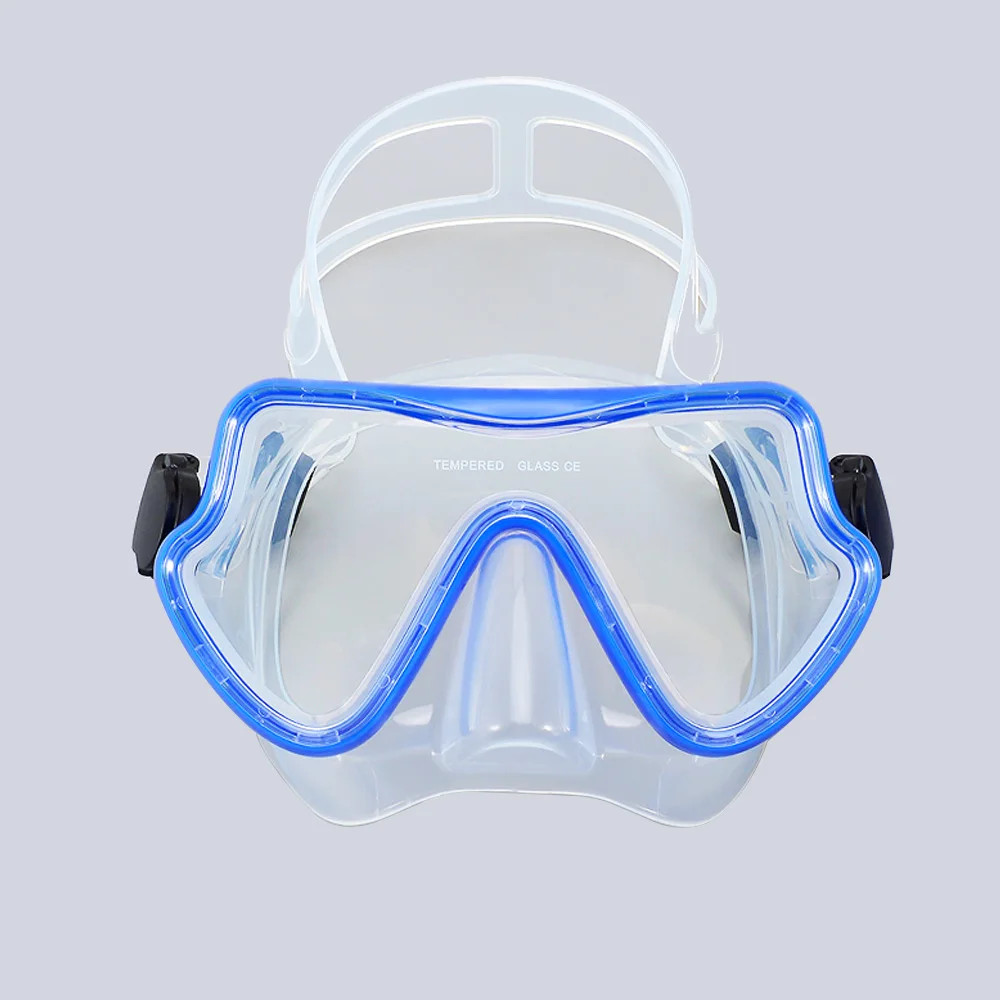 Diving Mask Snorkeling Goggles Panoramic HD Tempered Glass Anti Fog Mask Swim