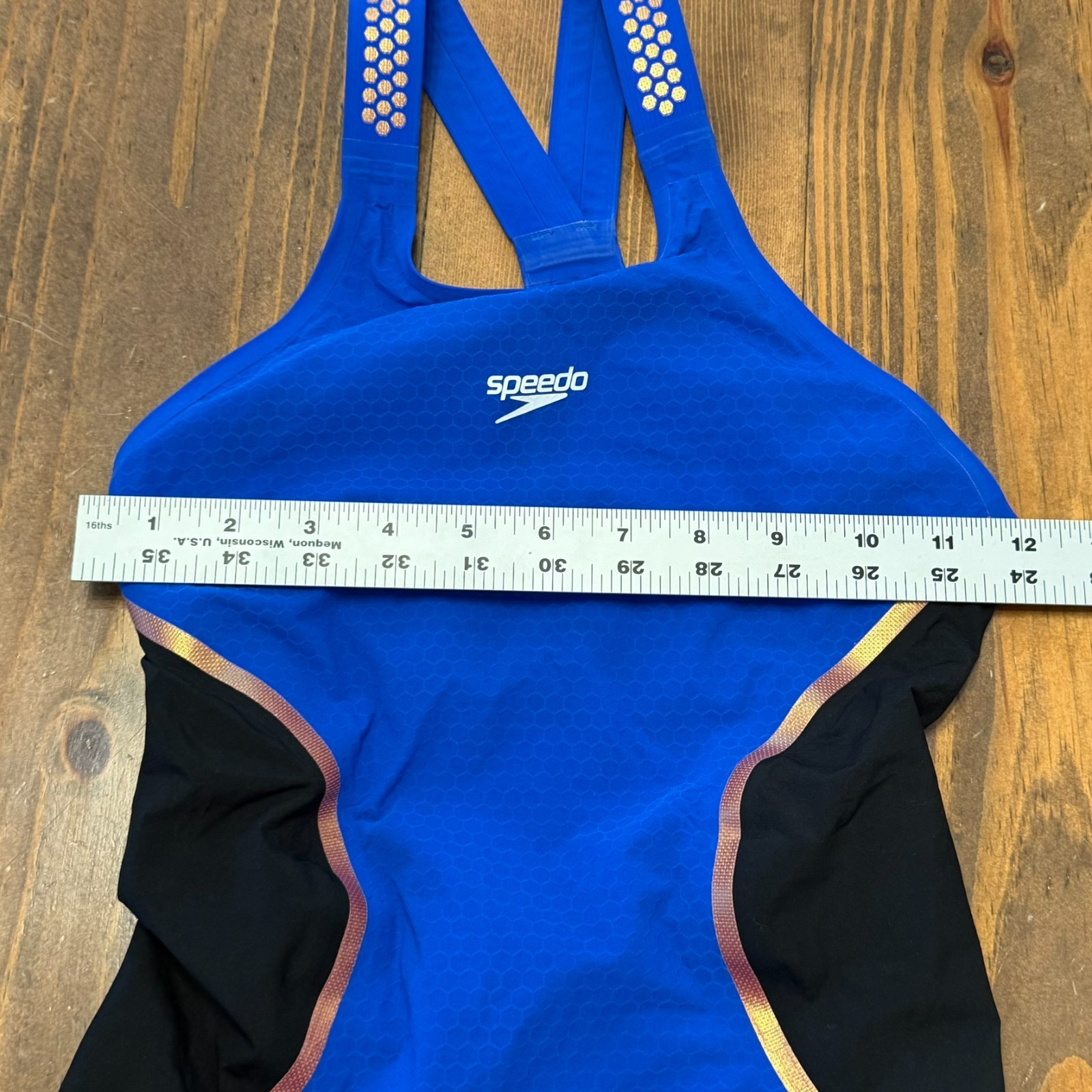 Speedo Fastskin LZR Pure Intent 2.0 Kneeskin Open Back Womens 25 Blue *READ*