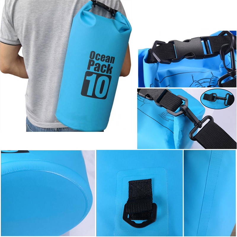 Floating Waterproof Dry Bag 10L/20L/30L, Roll Top Dry Sack Keeps Gear Dry Bags