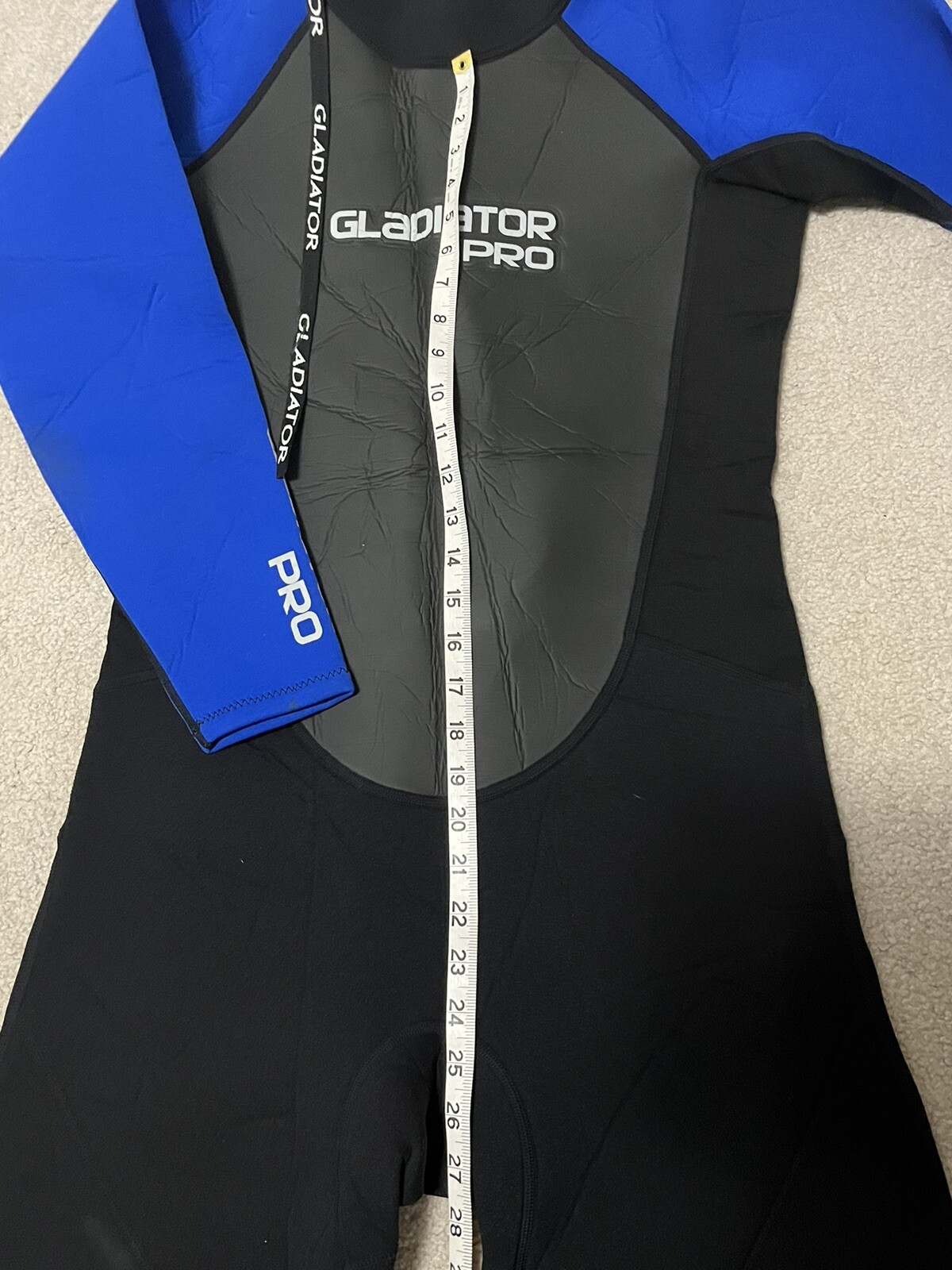 GLADIATOR PRO FULL BODY WET SUIT XL BLACK/BLUE