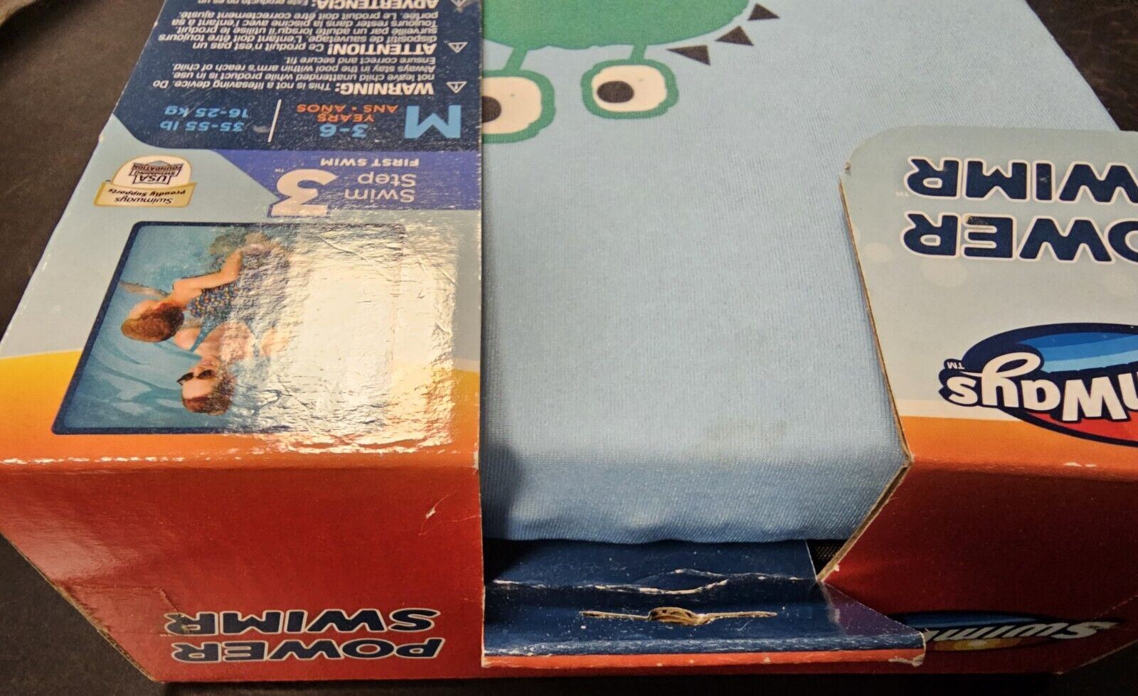 Swimways Power Swimmer Swimr Step 3 Medium Ages 3-6 Years New Other
