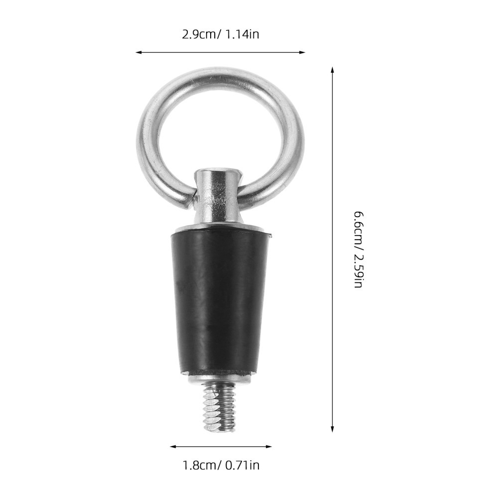 2 Pcs Boat Marine Compression Drain Plugs Stainless Steel Bung