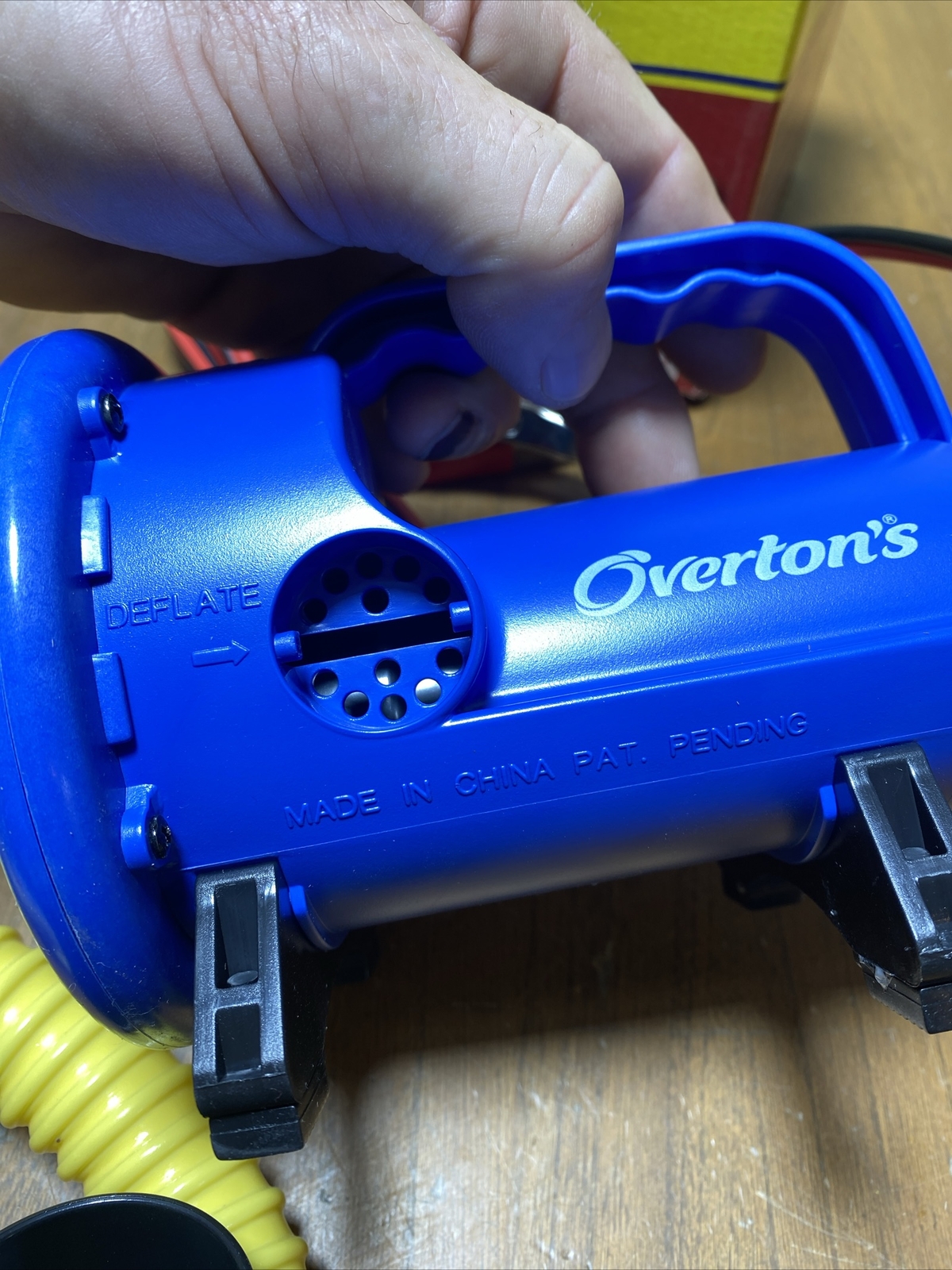 OVERTONS High Pressure PUMP Inflator & Deflator 12V MARINE AUTO BOAT