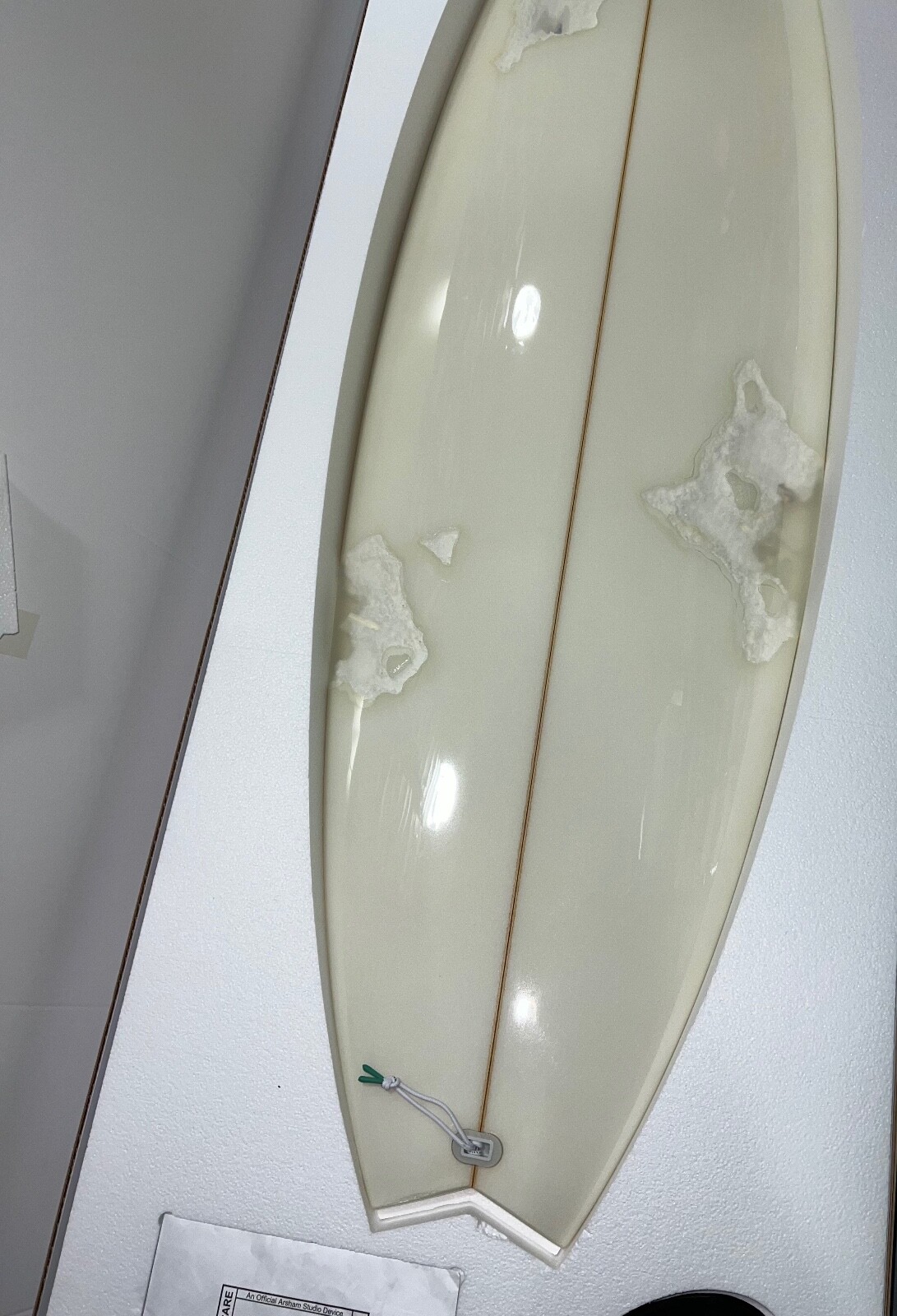 Daniel Arsham Hayden Shapes 2021 Eroded Surfboard Rare Limited Edition 134 / 500
