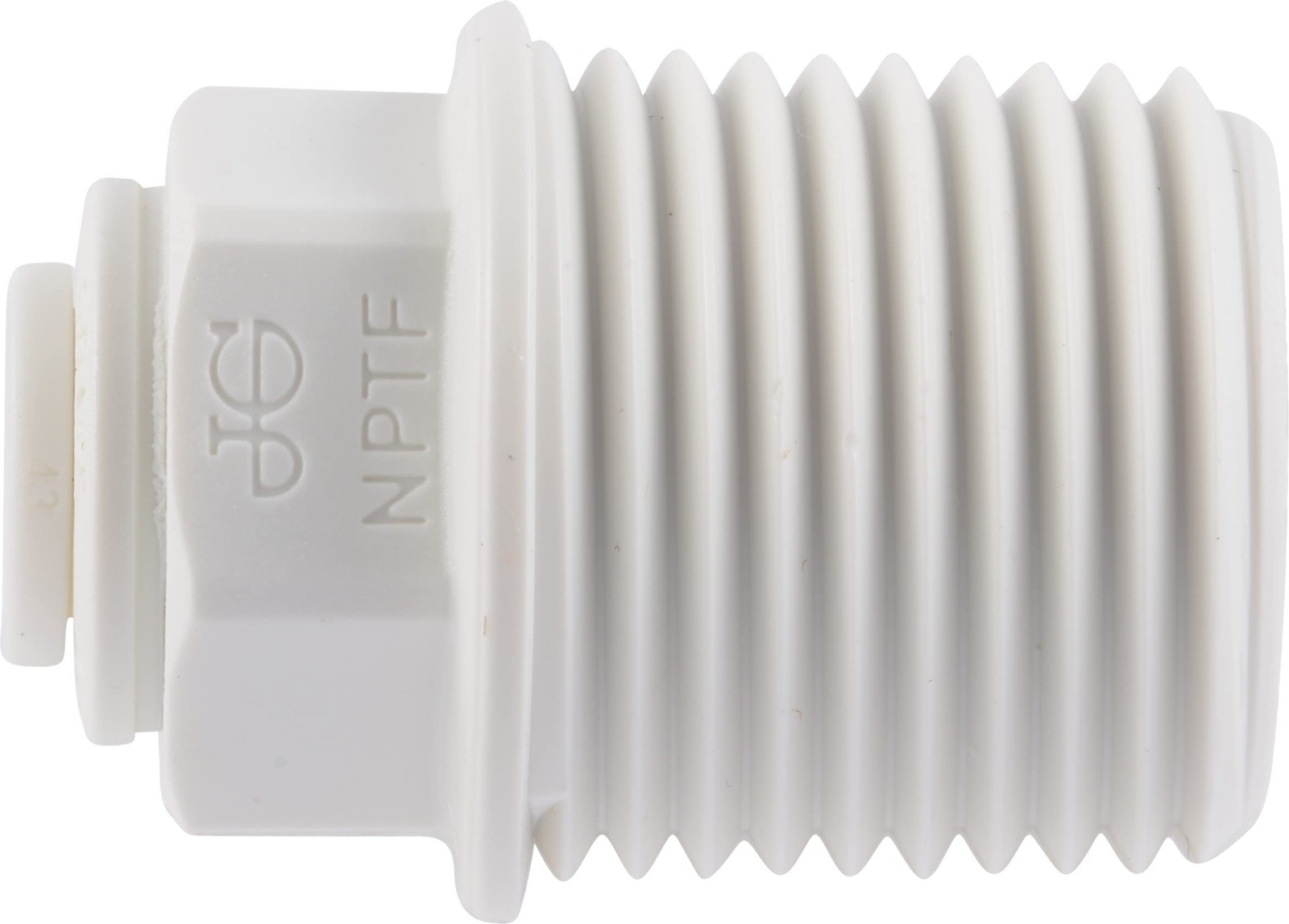 John Guest 1/4 Inch OD x 1/2 Inch NPT Male Connector, Push to Connect Plastic…