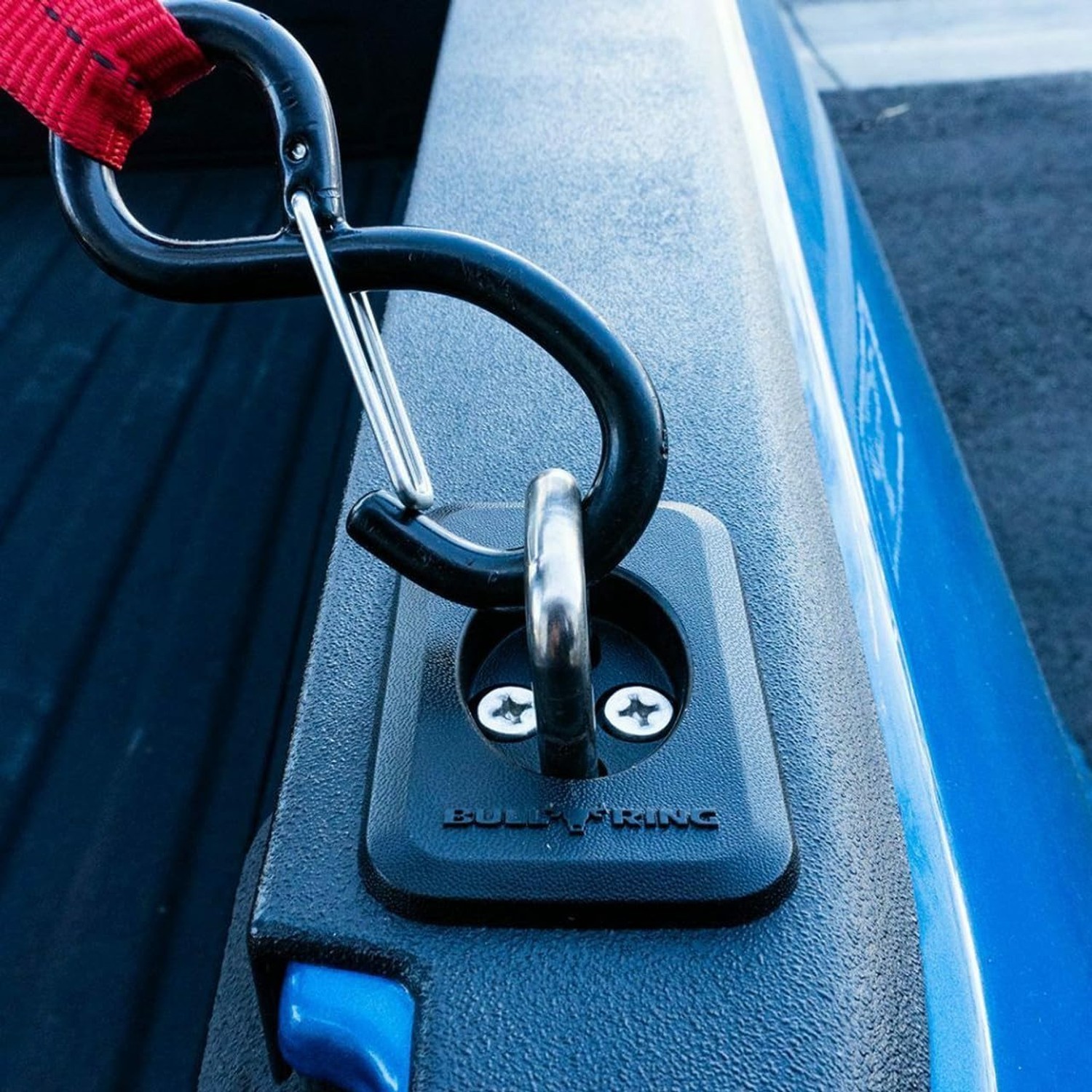 BullRing Classic Retractable Truck Bed Tie Down Anchors, 2-Pack – Raised F