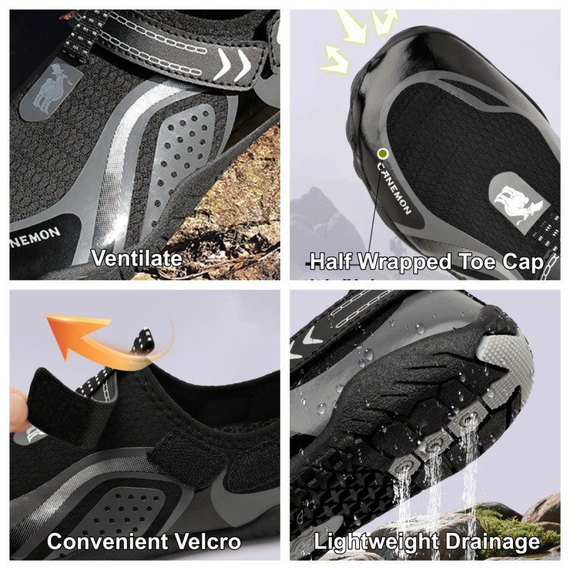 Water Shoes for Men Quick-Dry Aqua Socks Swim Beach Barefoot Yoga Exercise Wear