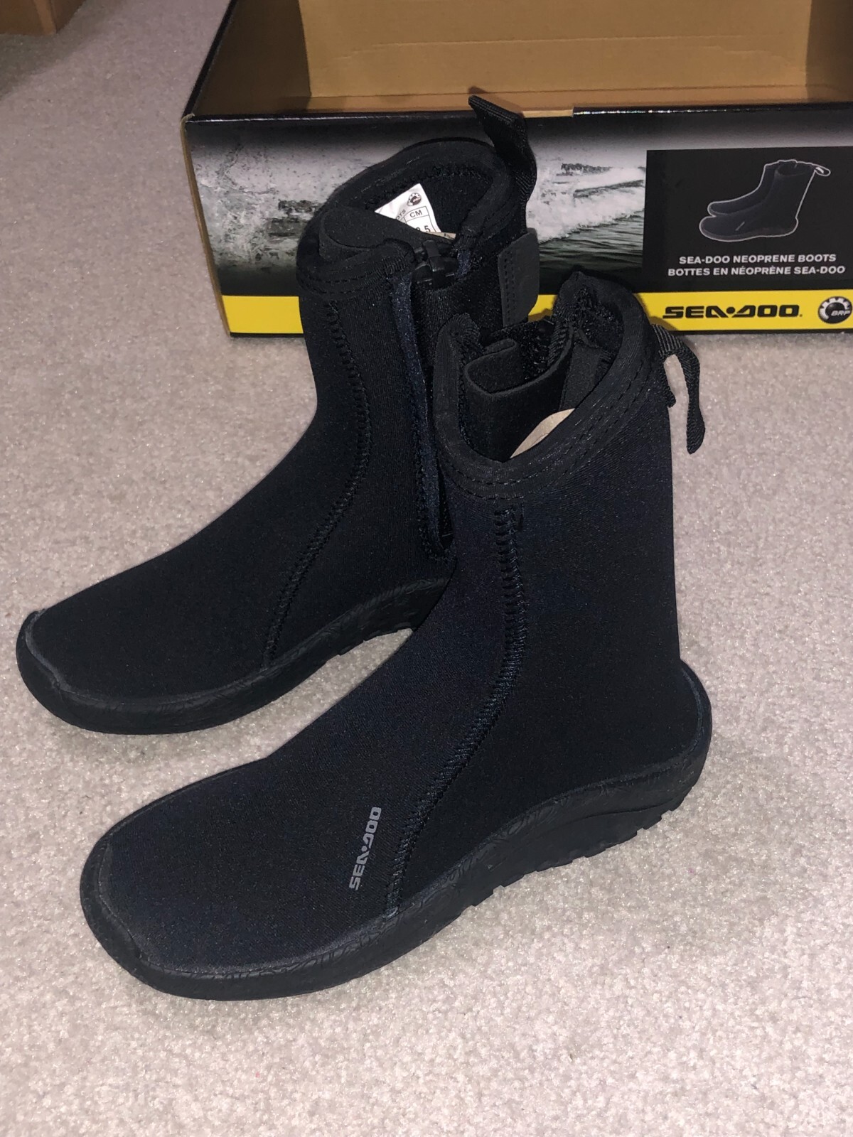 Sea-Doo PWC Jet Ski Riding Water Boots Shoes Unisex Mens Size 5 Womens Size 6