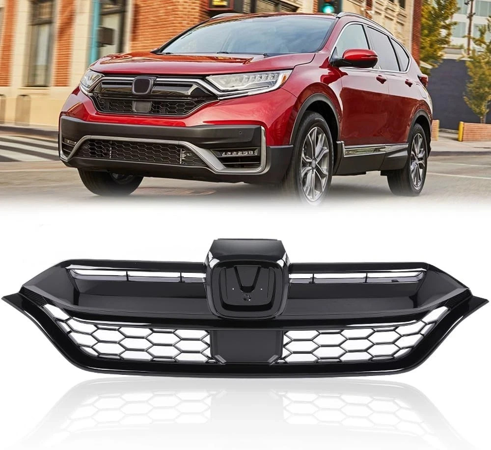 Front Upper Grill Grille Compatible with Honda CR-V 2020 2021 2022 71121TLAA60