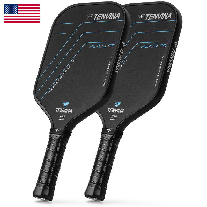 Nhyhn Tenvina Pickleball Paddles Set Of 2 Multi-Layer T700Sc Textured Carbon