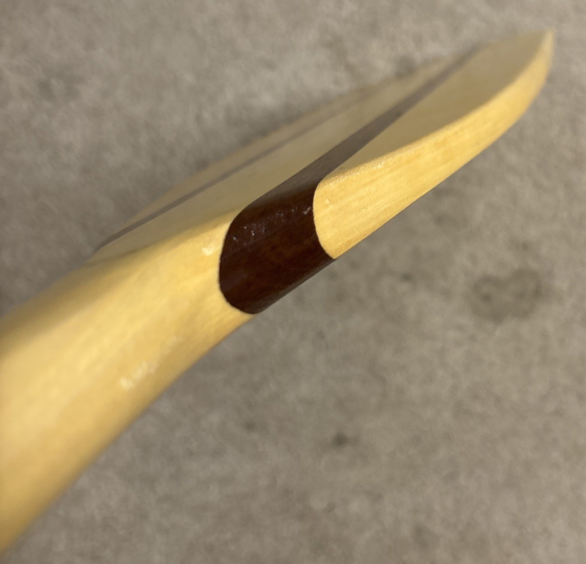 Vtg Feather Brand Canoe Paddle 46.5” Wood Caviness Woodworking Alabama USA