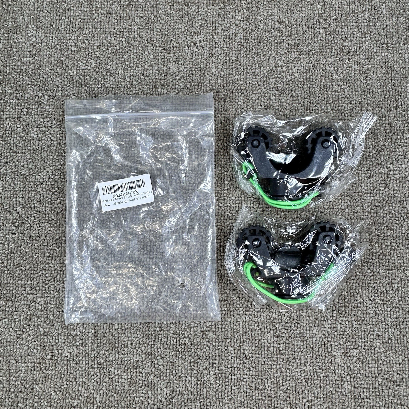 Kayak Paddle Holder With Tether Fits Various Shaft Diameter 2 Pcs Mellbree
