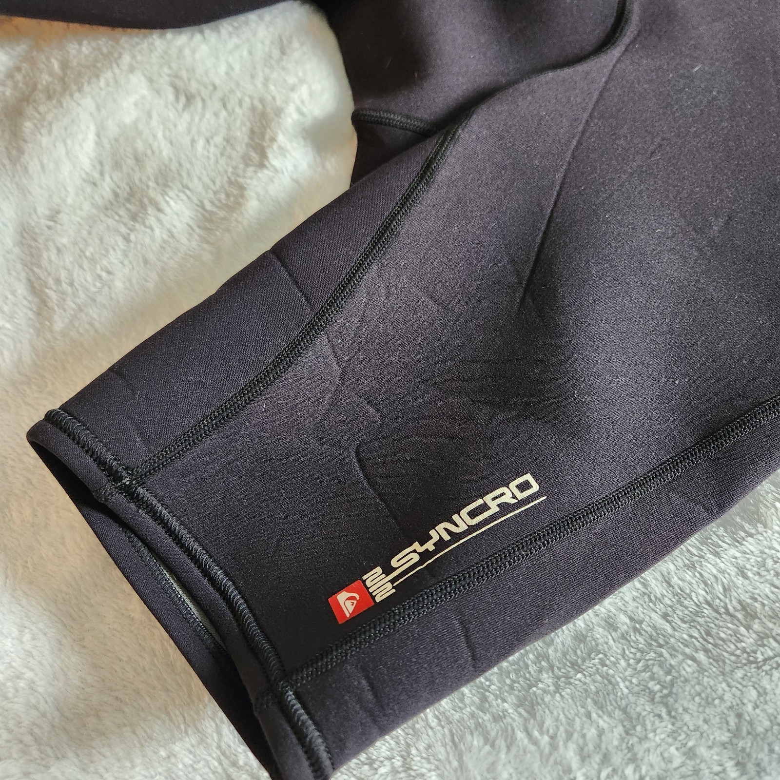 Quiksilver Syncro Shorty Wetsuit Black Gray – Mens LS / 26