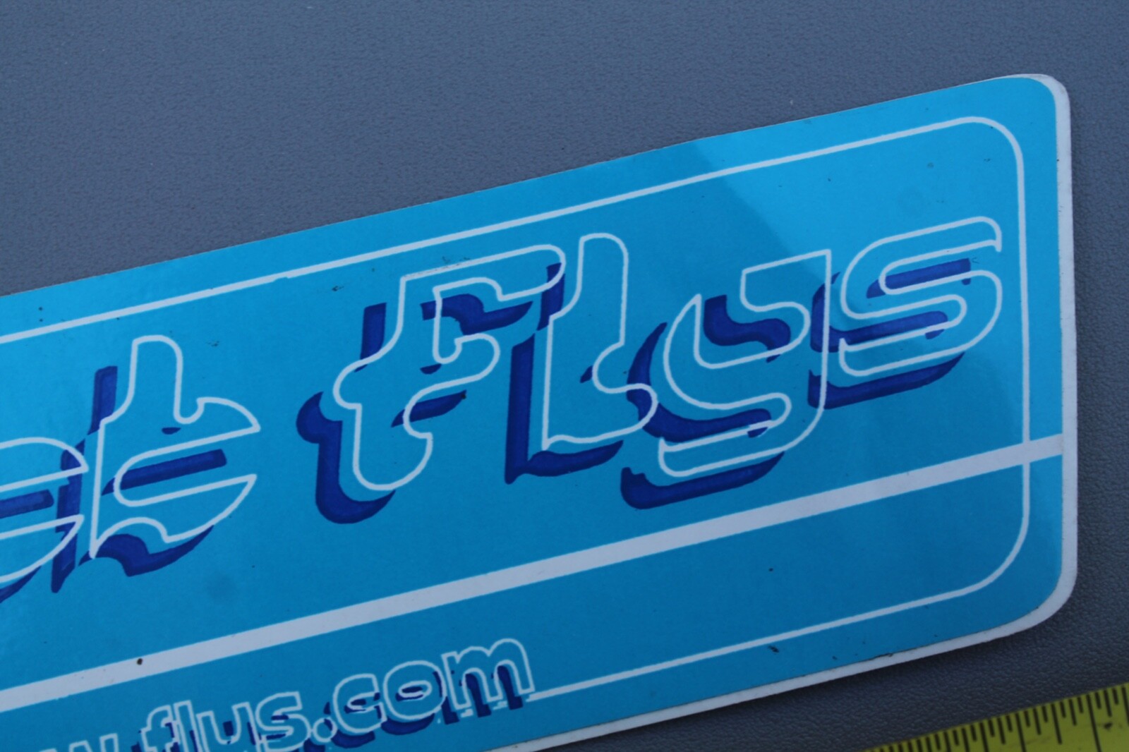 BLACK FLYS Sunglasses Eyewear Blue White OG Punk BF2 Vintage Surfing STICKER