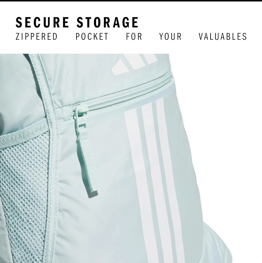 Adidas Alliance Sackpack☆ One Size☆Two Tone White-clear Onix/Linen Green