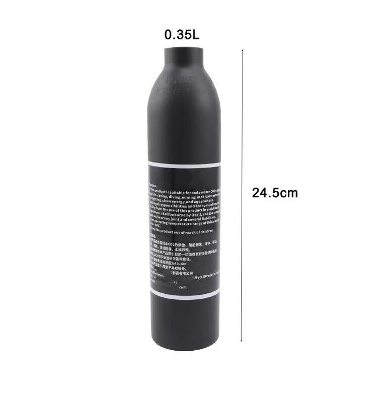 PCP 300BAR 4500PSI Tank Aluminum Co2 Cylinder High Pressure Air M18x1.5 Thread