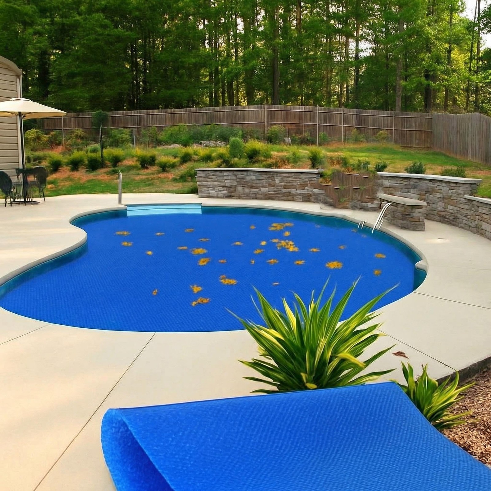 12×24 FT Solar Pool Cover,16 Mil Rectangle Solar Blanket for Inground and Abo…