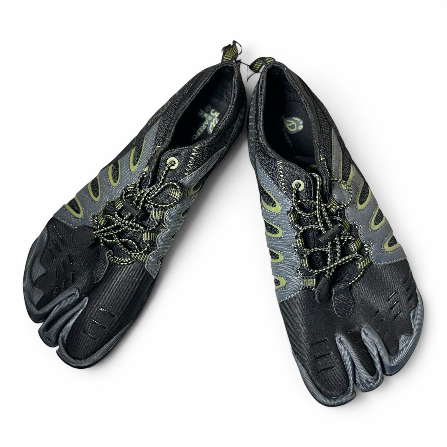 Body Glove 3T Barefoot Warrior Men’s Water Shoes, Size US 10, Black/Aloe