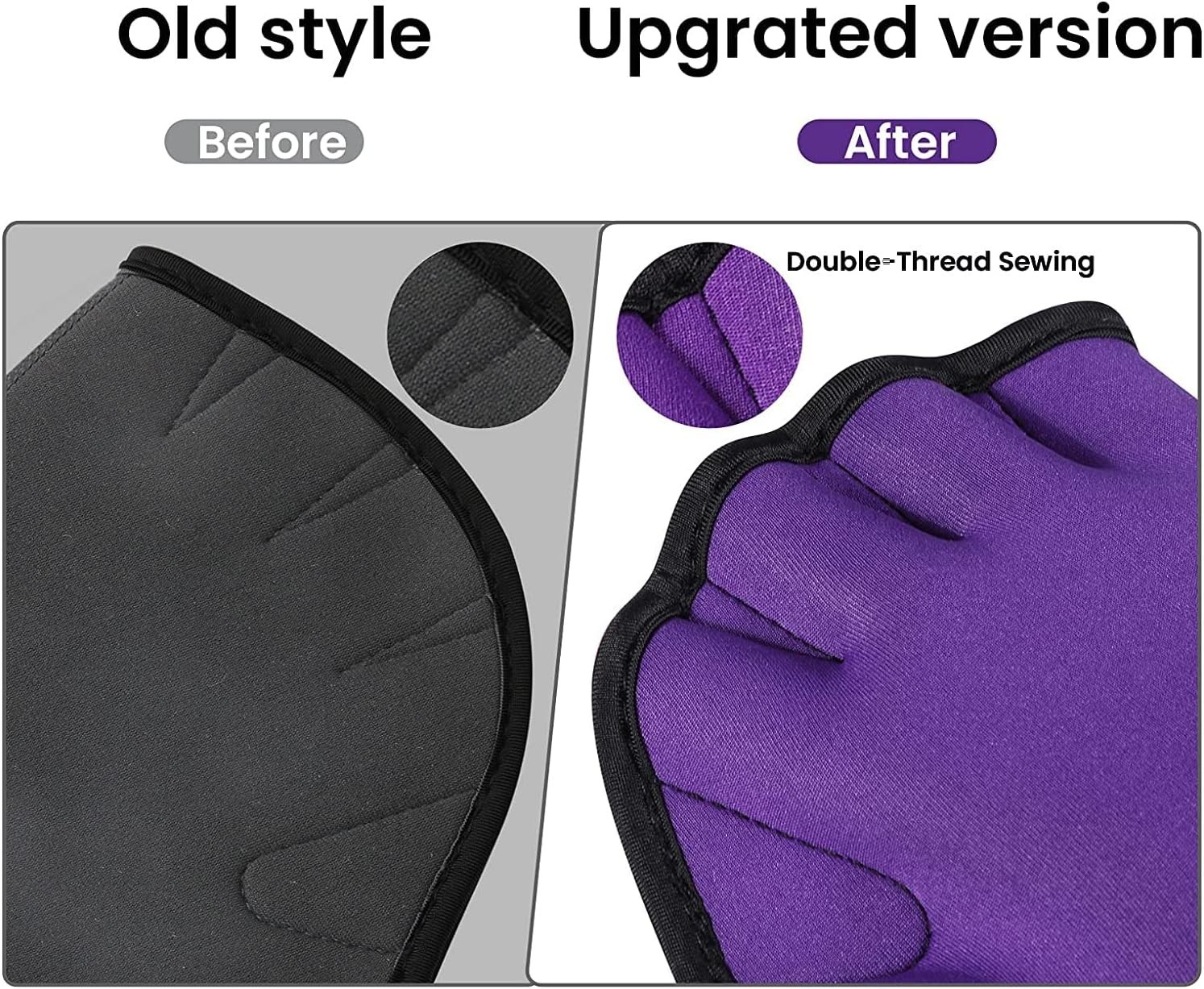 Aquatic Gloves for Helping Upper Body Resistance, Webbed Swim Gloves Well Sti…