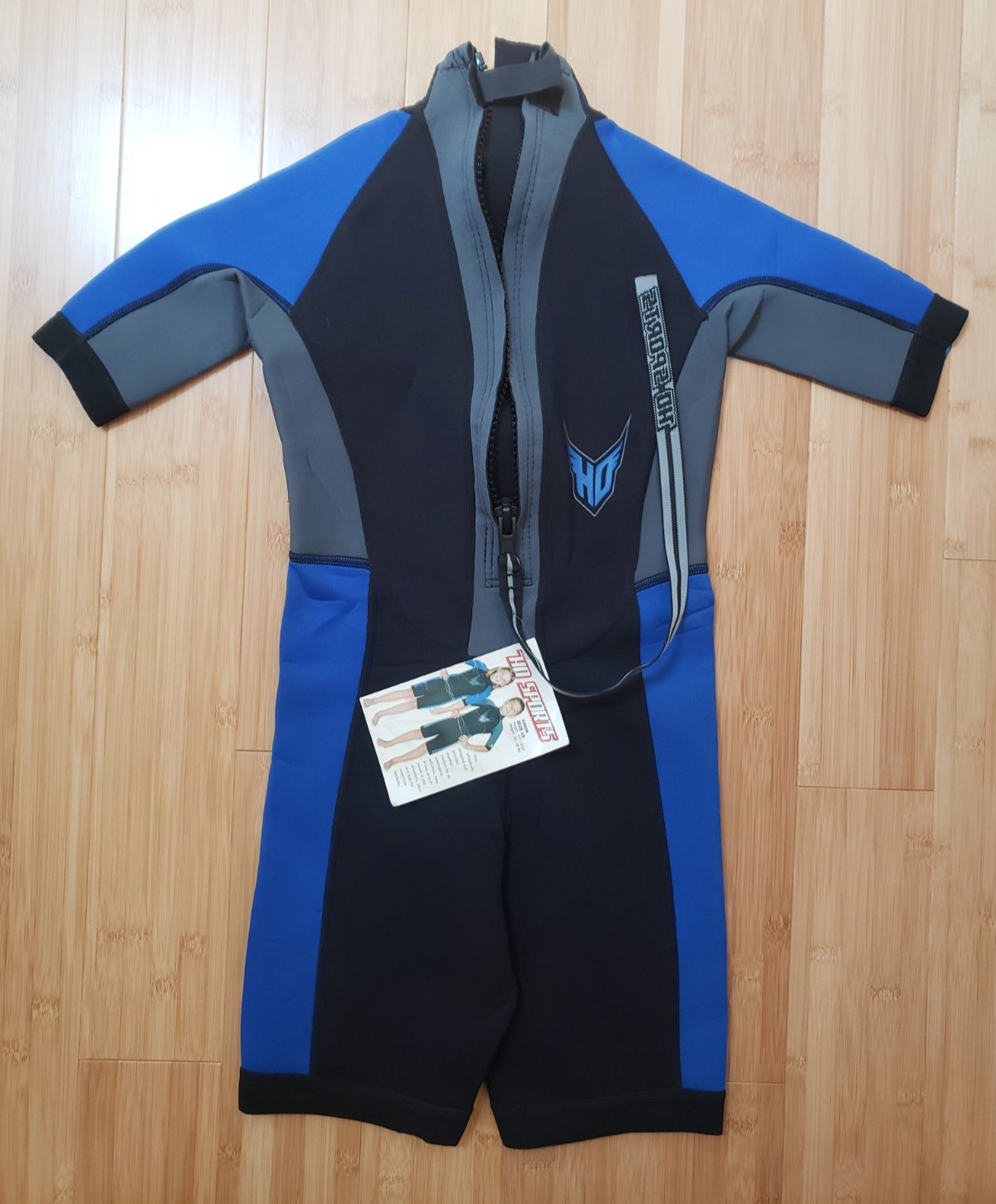 HO Sports Aqua Seal Unisex KIDS Boys / Girls Shorty Wetsuit Junior Size 10 NWT
