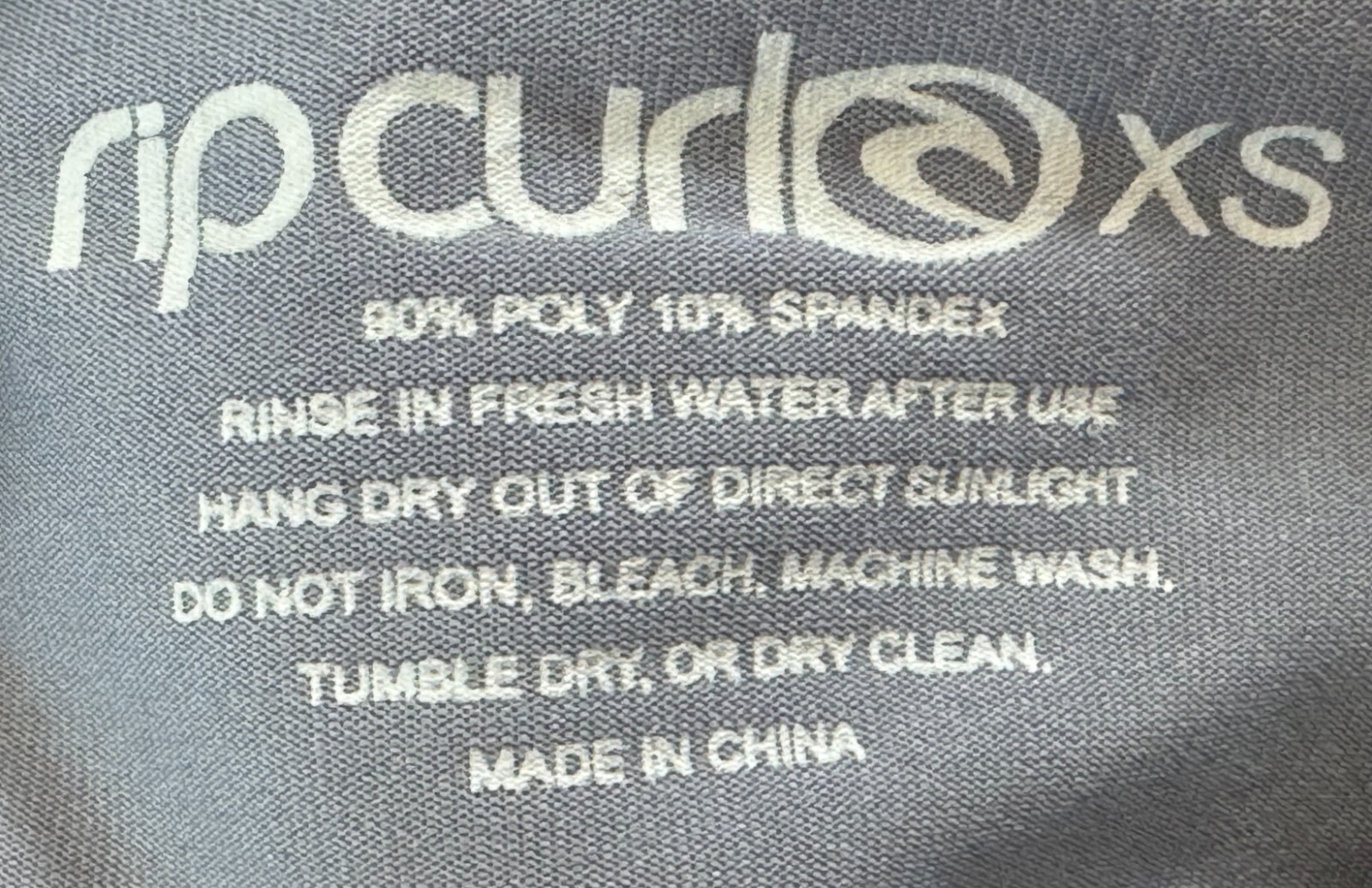 RIP CURL Women’s XS Gray Olive Green Long Sleeve Rash Guard SURF SESSIONS New