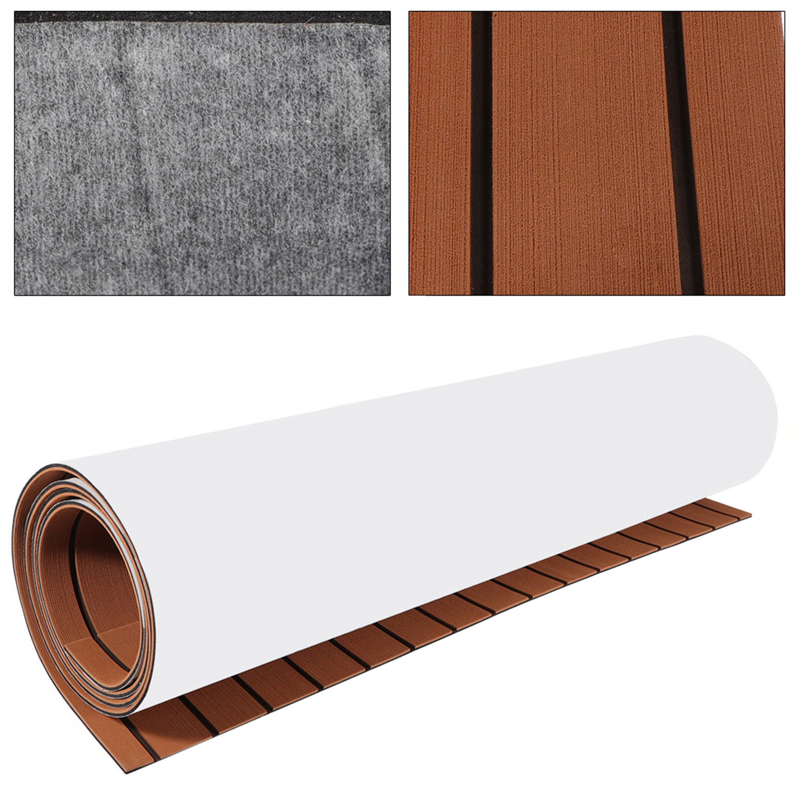 94.5″ X 35.4″ EVA Foam Boat Decking Sheet Mat Faux Teak Marine Yacht Flooring