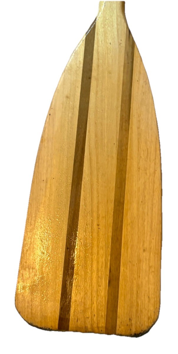 Feather Brand 41″ Wood Canoe Paddle Oar by Caviness Woodworking Co. Lake Decor