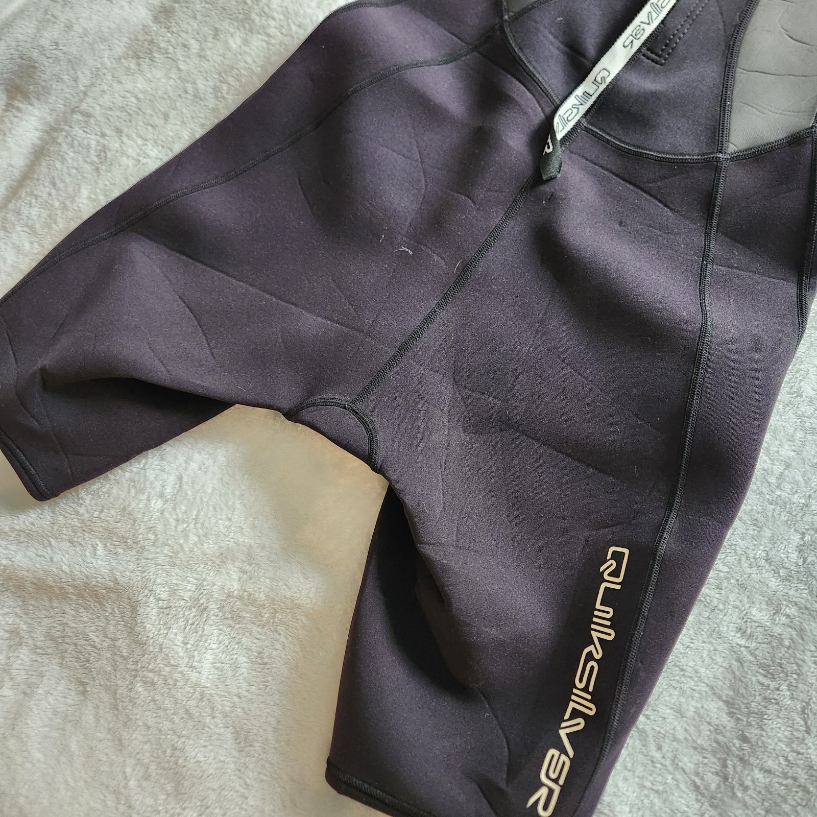 Quiksilver Syncro Shorty Wetsuit Black Gray – Mens LS / 26