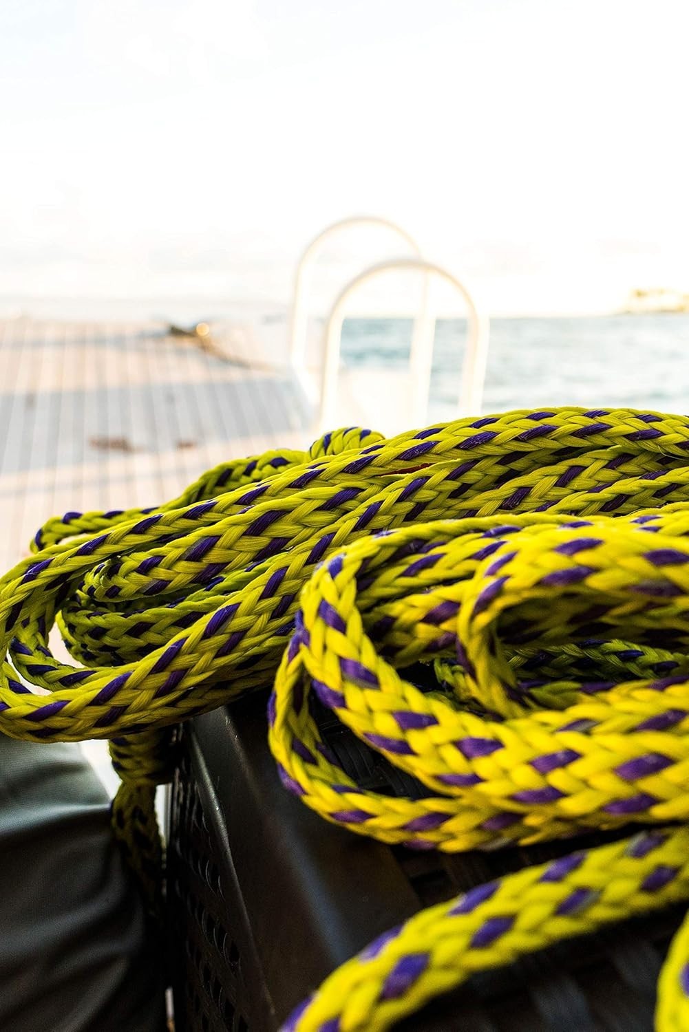 Heavy Duty 60Ft Tow Rope for Towable Tubes, Up to 6,000Lb Break Strength, UV …