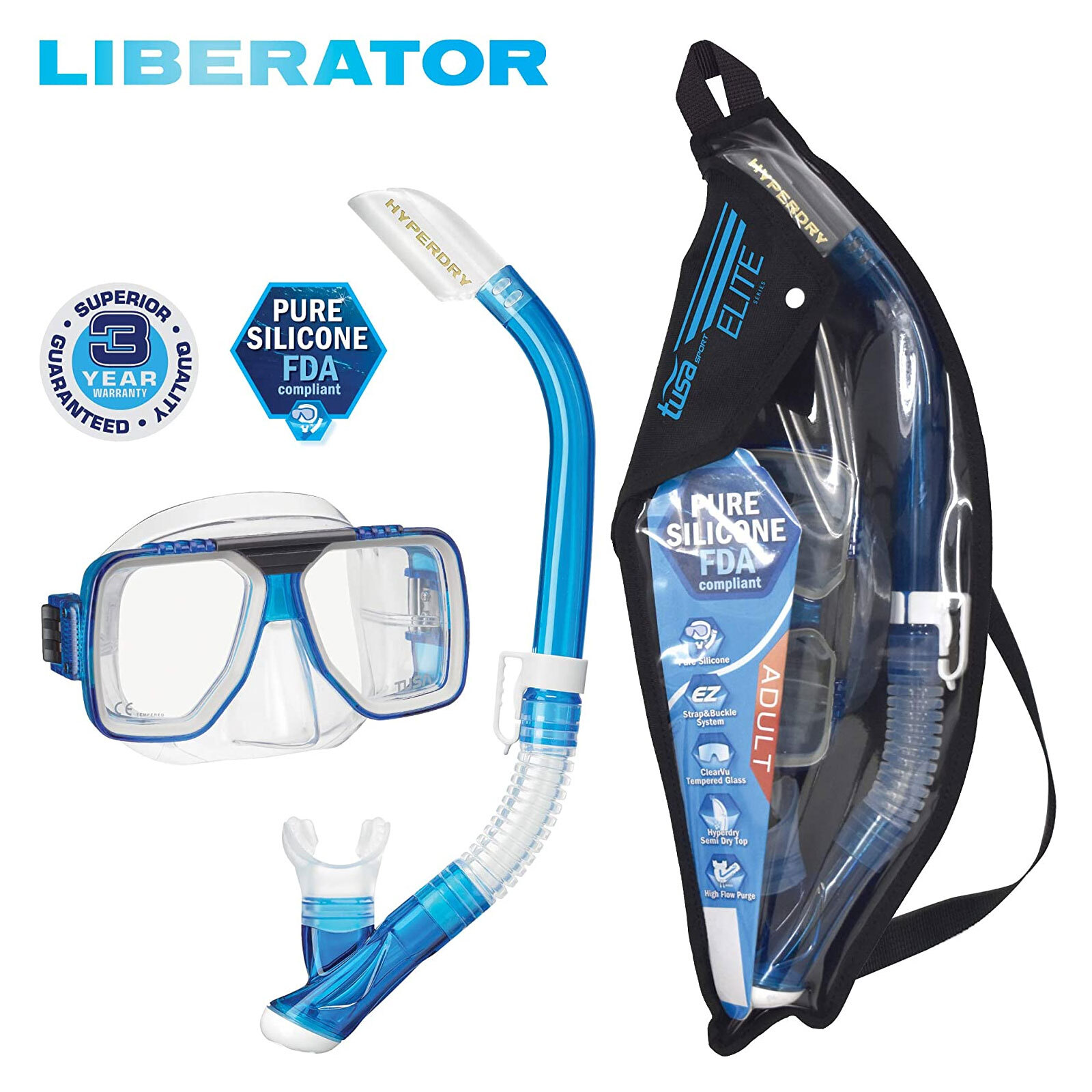 Tusa Liberator Mask / Snorkel Combo