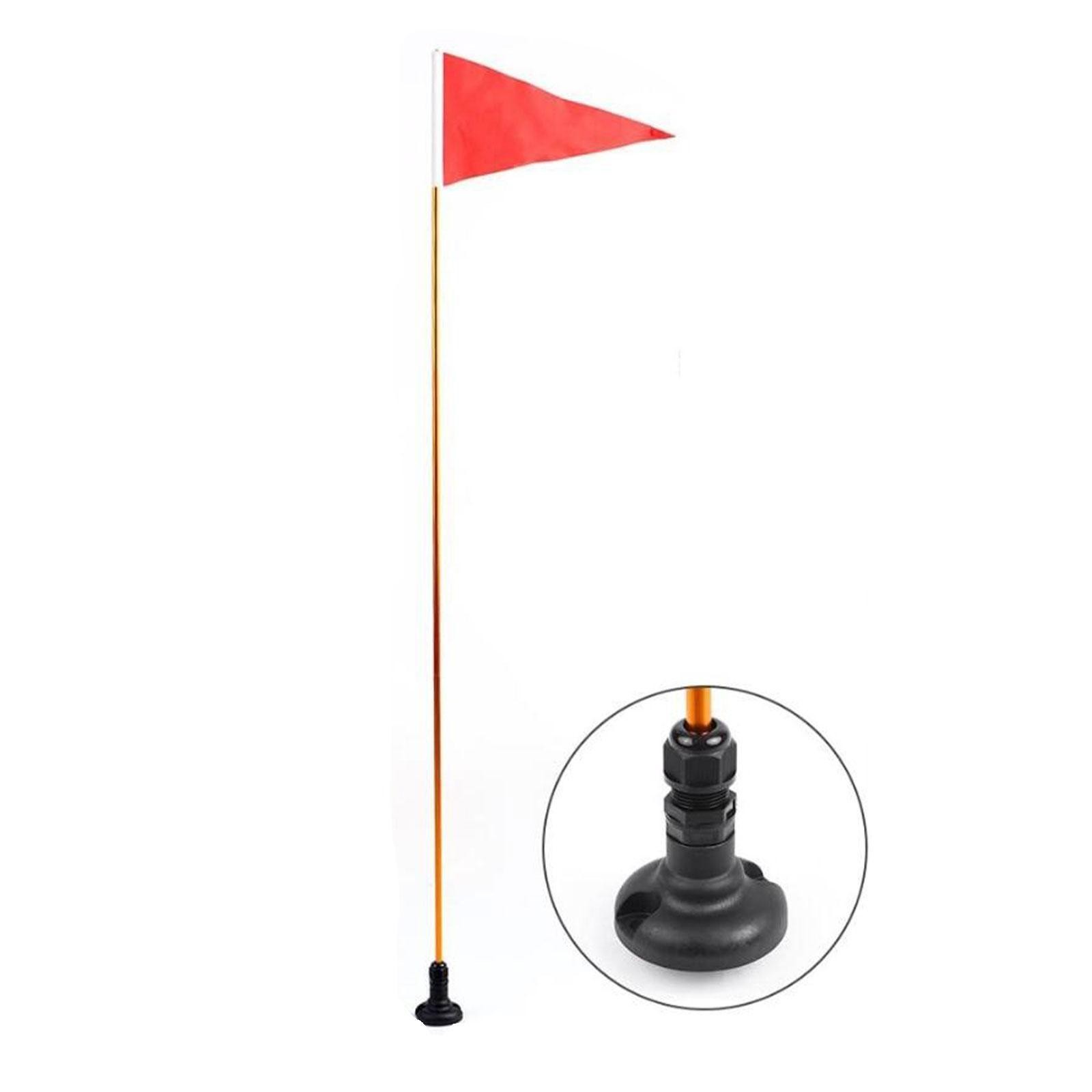 Kayak Safe Flag 120cm/ 4ft Foldable Universal with Mount