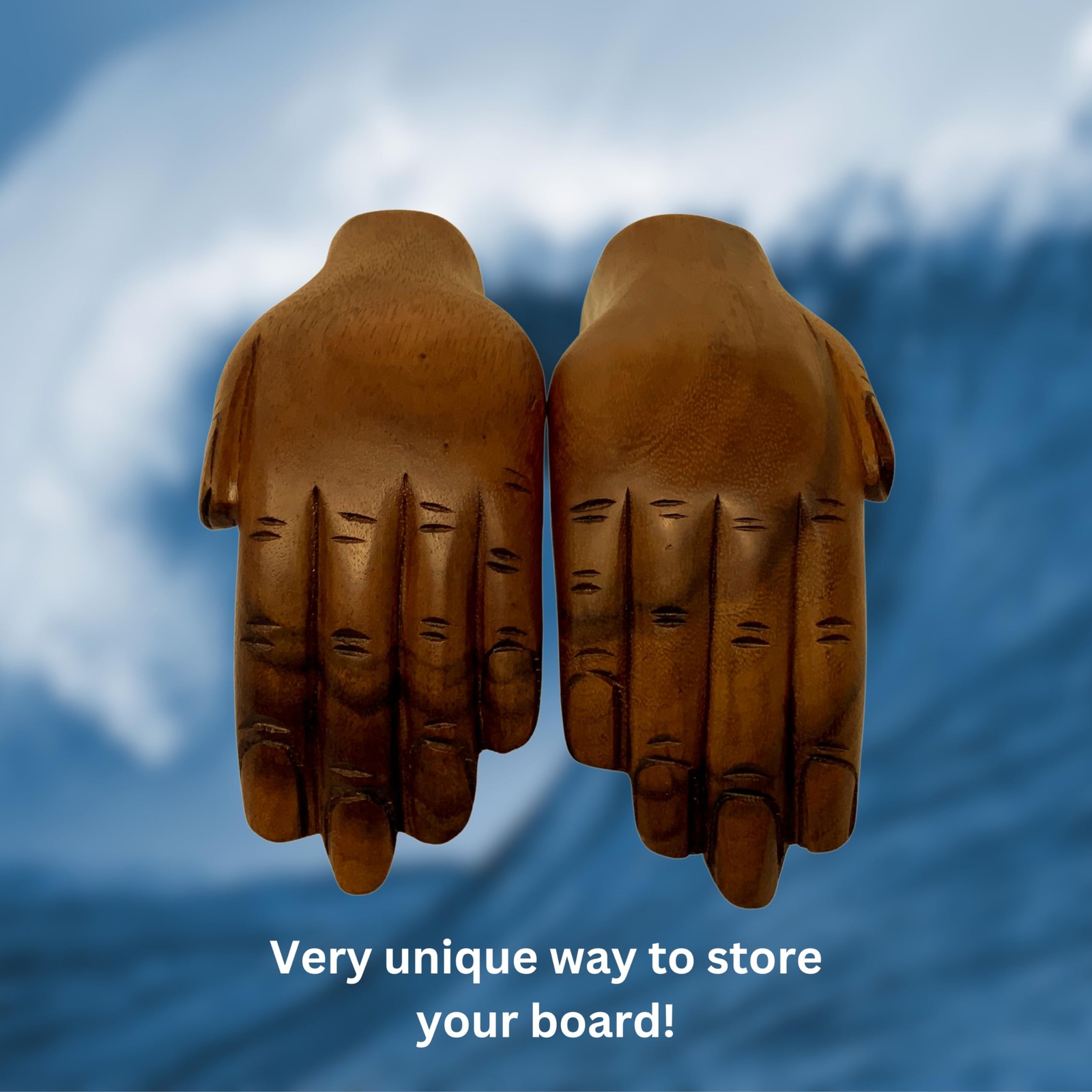 Surfboard Wall Mount Rack – Handcrafted Wooden Display Holder for Longboard, …