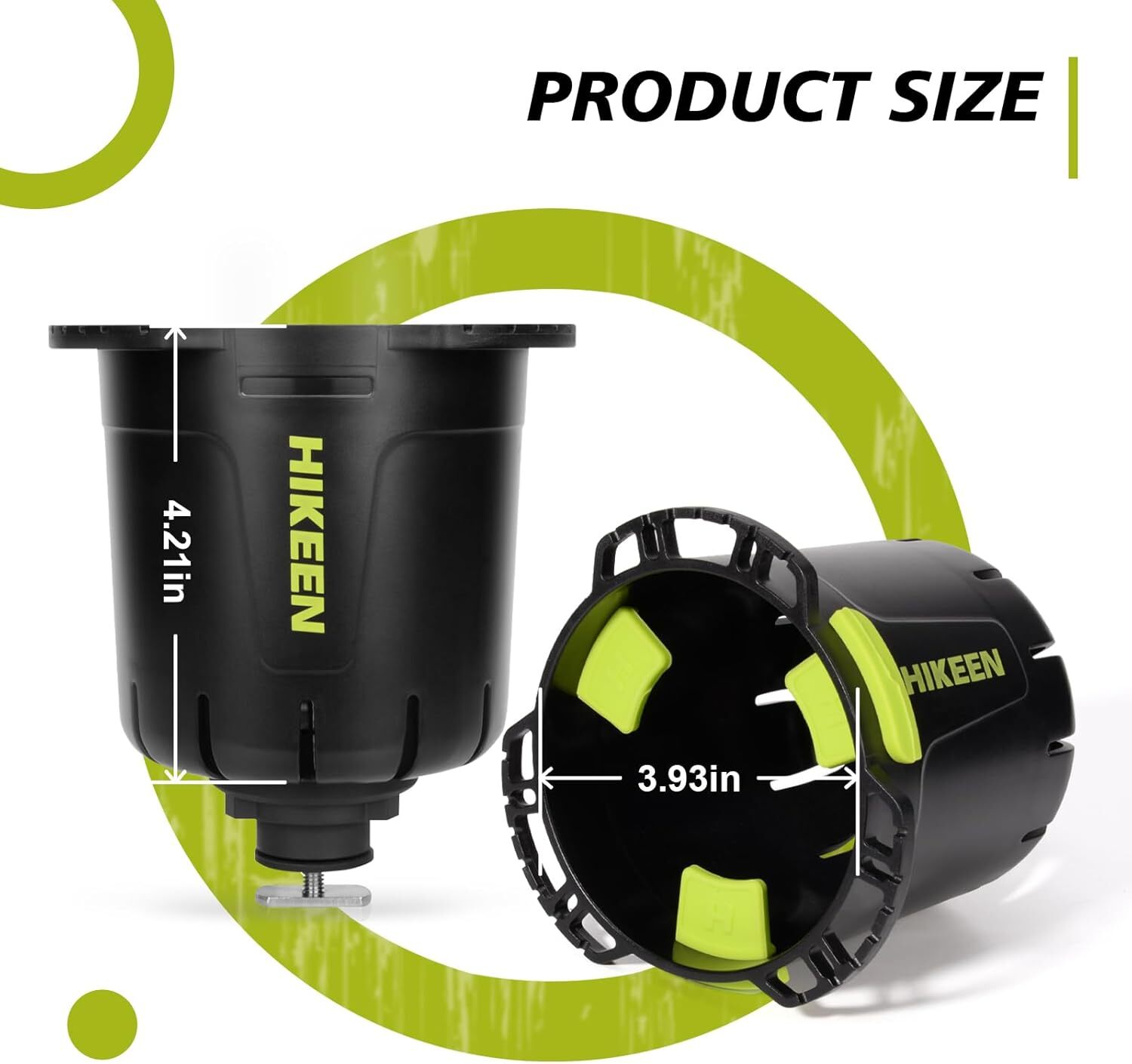 1/2PCS Kayak Cup Holder w/Rubber Tab,MultiFunctional Cup Holder for Drink Holder