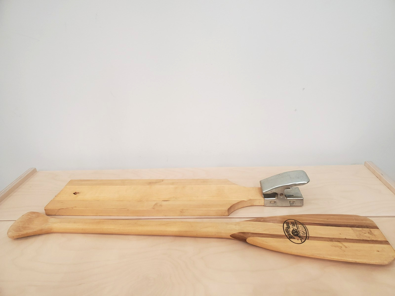 Beaver Brand Paddles and Oars Leatherwood Mfg. Paddle 29″ and Fillet Board
