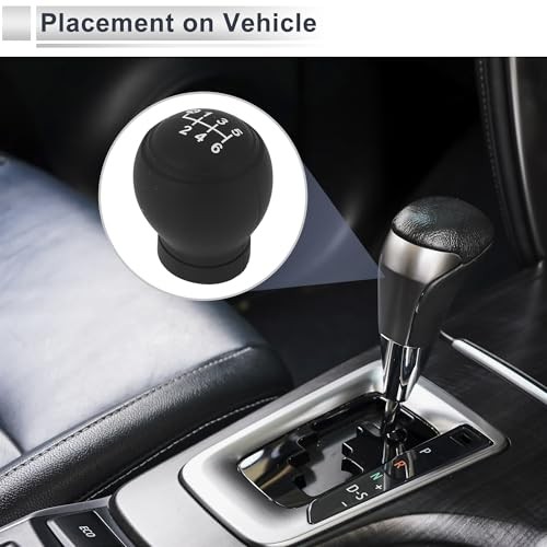 1 Pc Universal Gear Shift Knob Cover Anti-slip 6x5cm/2.36″x1.97″ Stick