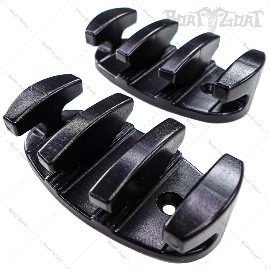 Attwood Zig Zag Cleat (2-PACK) Black Nylon 3-1/2″ (11926-7)