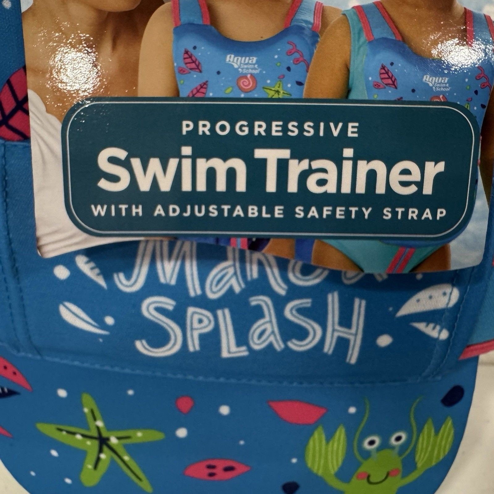 Aqua Swim School Progressive Swim Trainer Level 3 Vest 3-5 Yrs Max 38lbs NEW