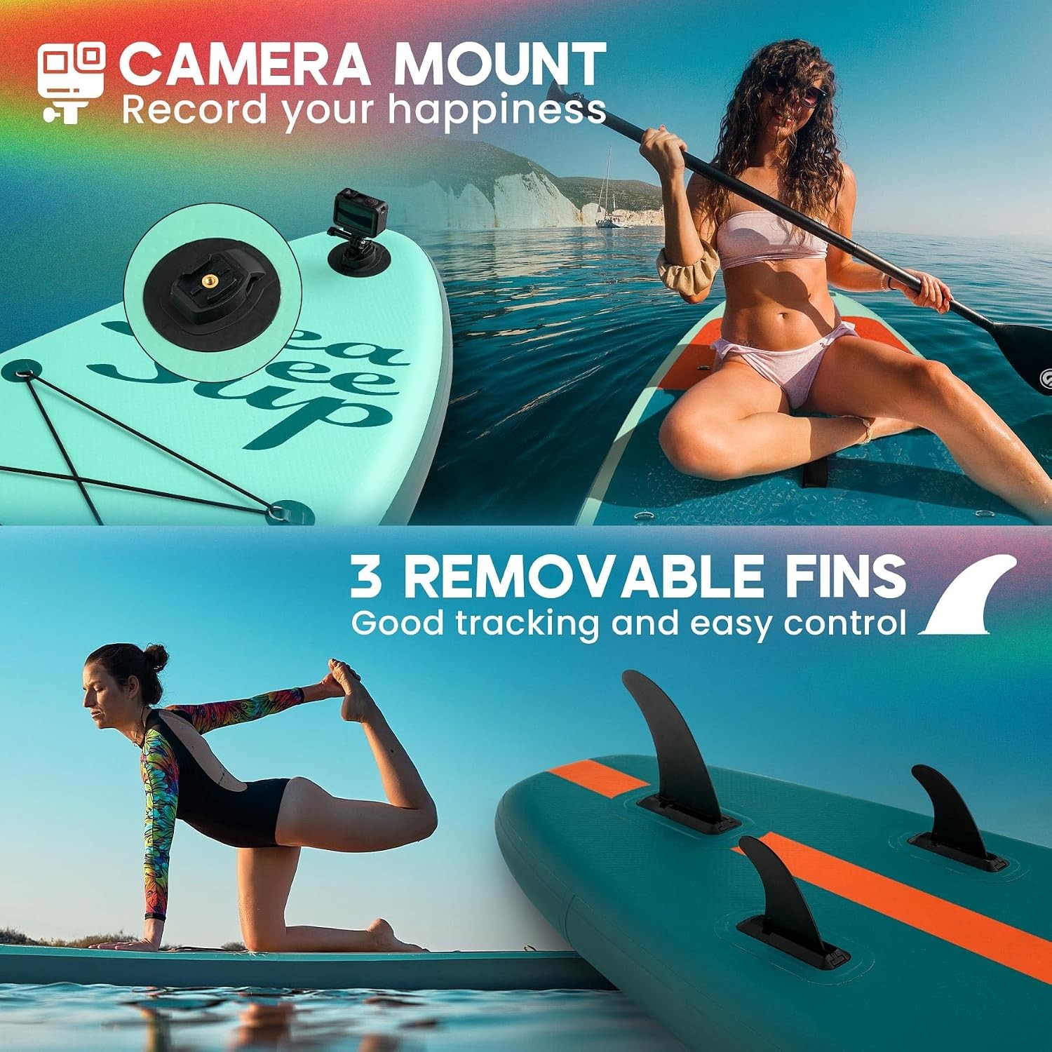 Lightweight iSUP 11ft Inflatable Stable Paddle Accessories