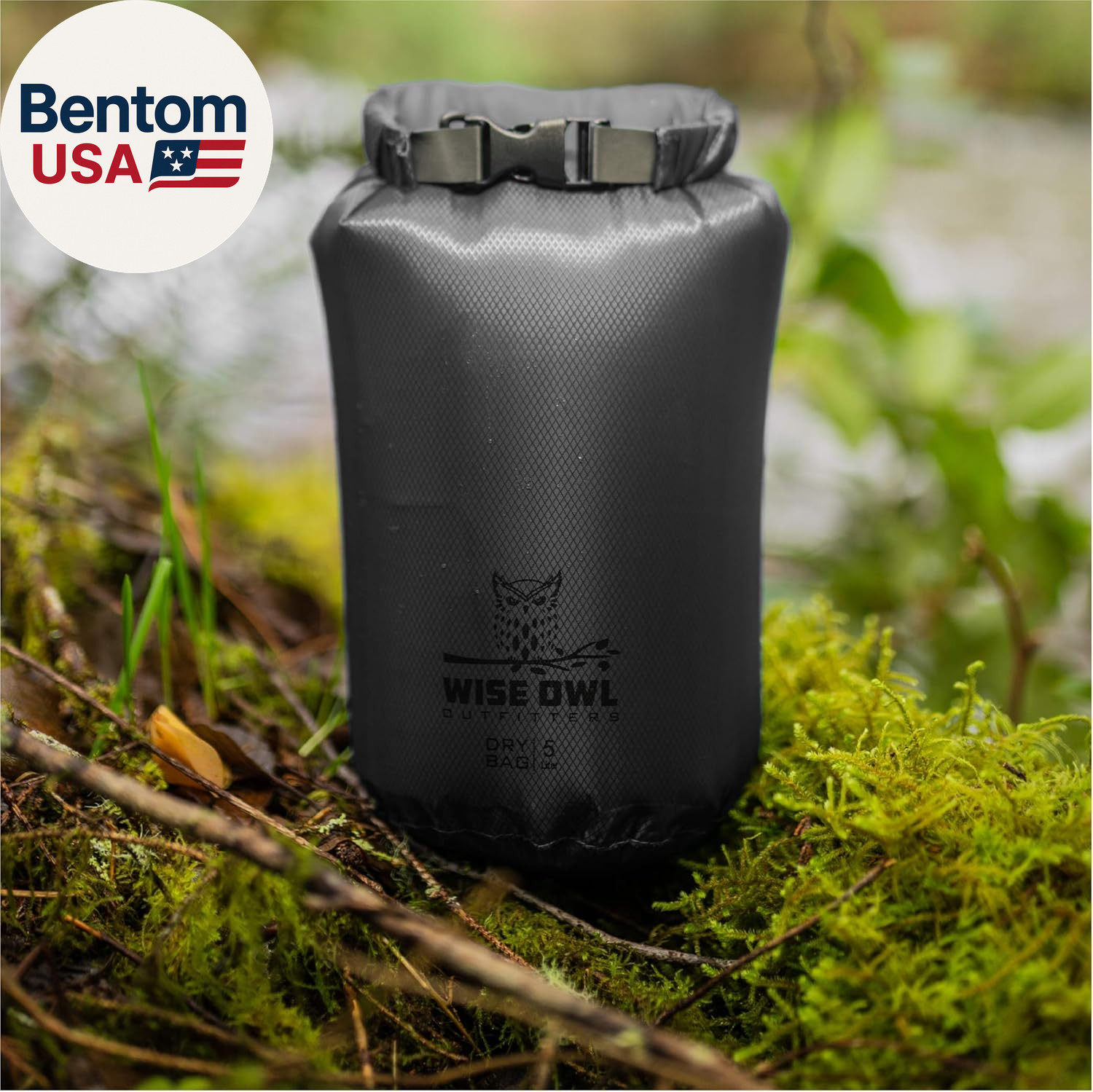 Waterproof Dry Bag 3-Pack – Lightweight & Airtight 5L/10L/20L Small & Large Dry