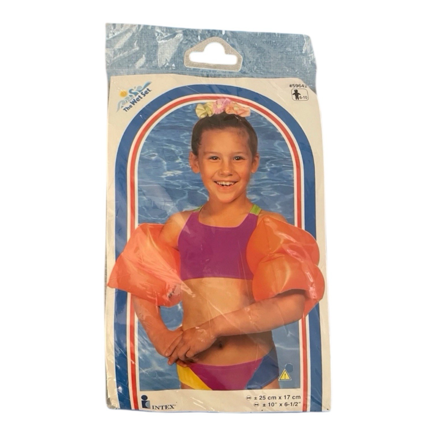 New Vintage Intex The Wet Set Inflatable Arm Bands 59642 Made In 90’s Sealed