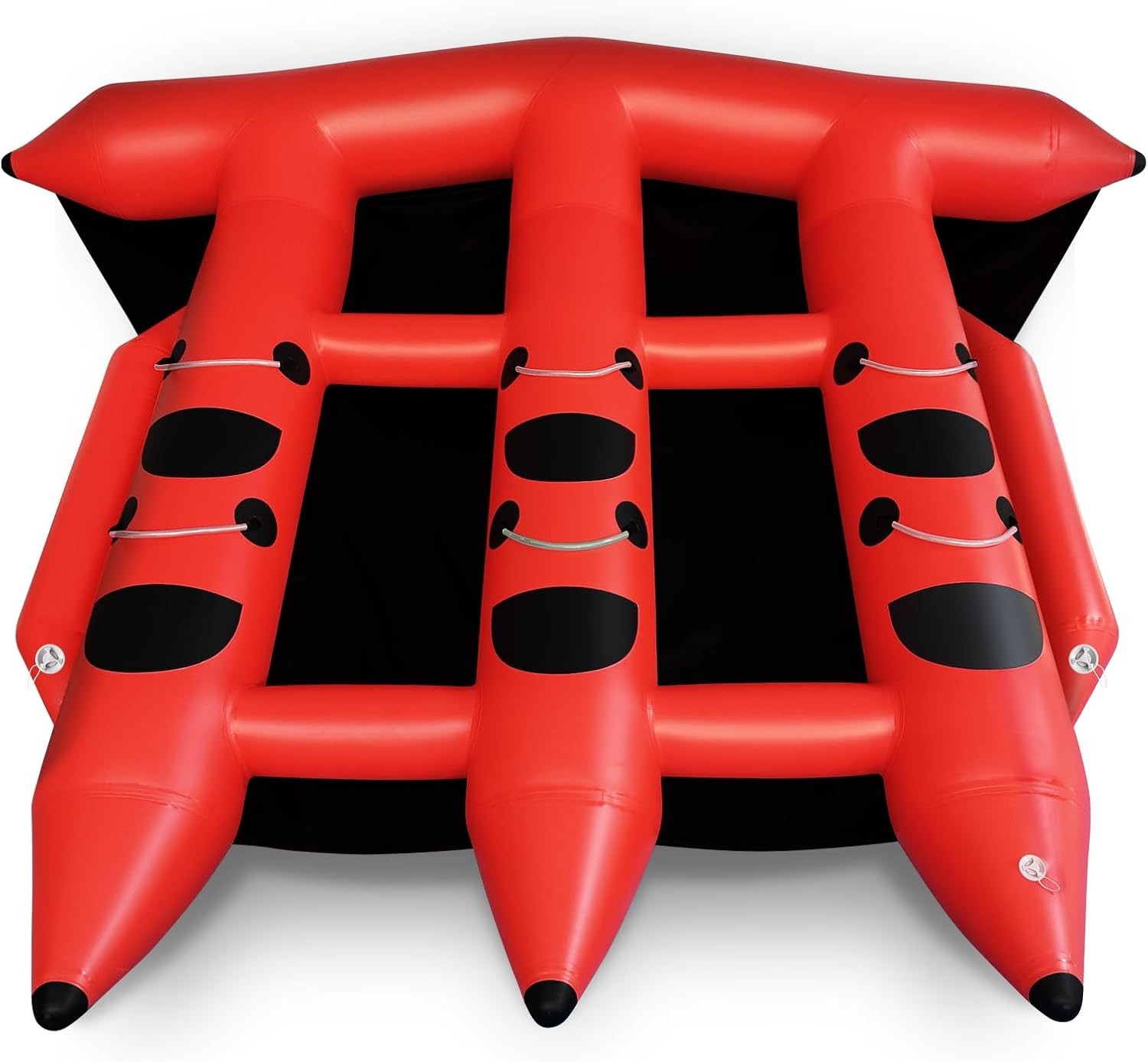 Towable Inflatable Boat Tube 2-6 Person Flying Tube w/Electric Pump Handles