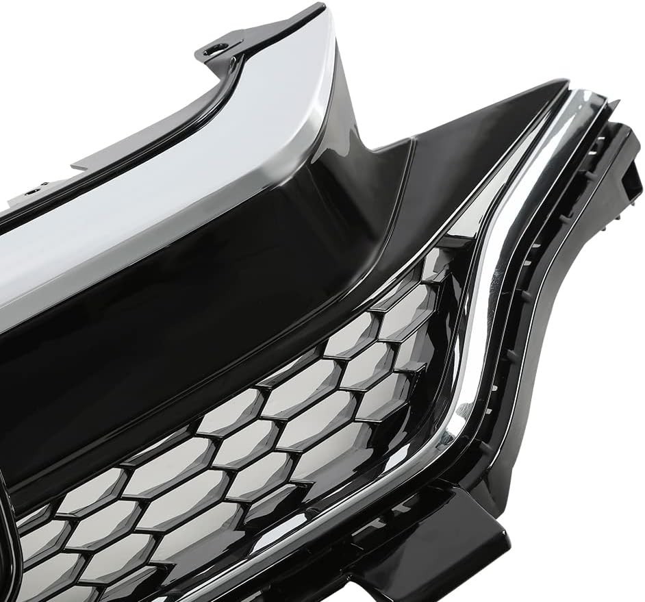 Front Upper Bumper Grille Compatible with Honda Fit 2018 2019 2020 71121-T5R-A5