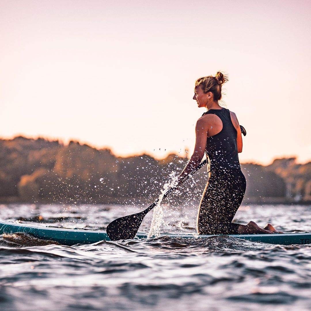 Karltion SUP Paddle – Adjustable 3 Pieces Stand-Up Board Paddles black
