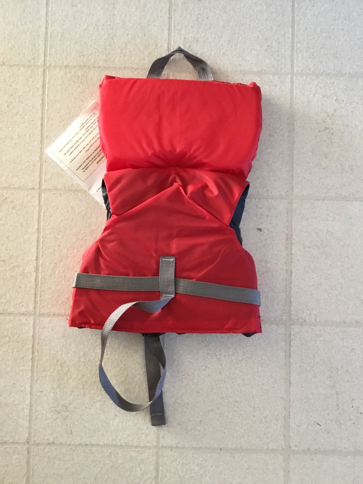 Slippery Reform Infant Life Vest Type 2 Red/Black 7243-00-90 NWT