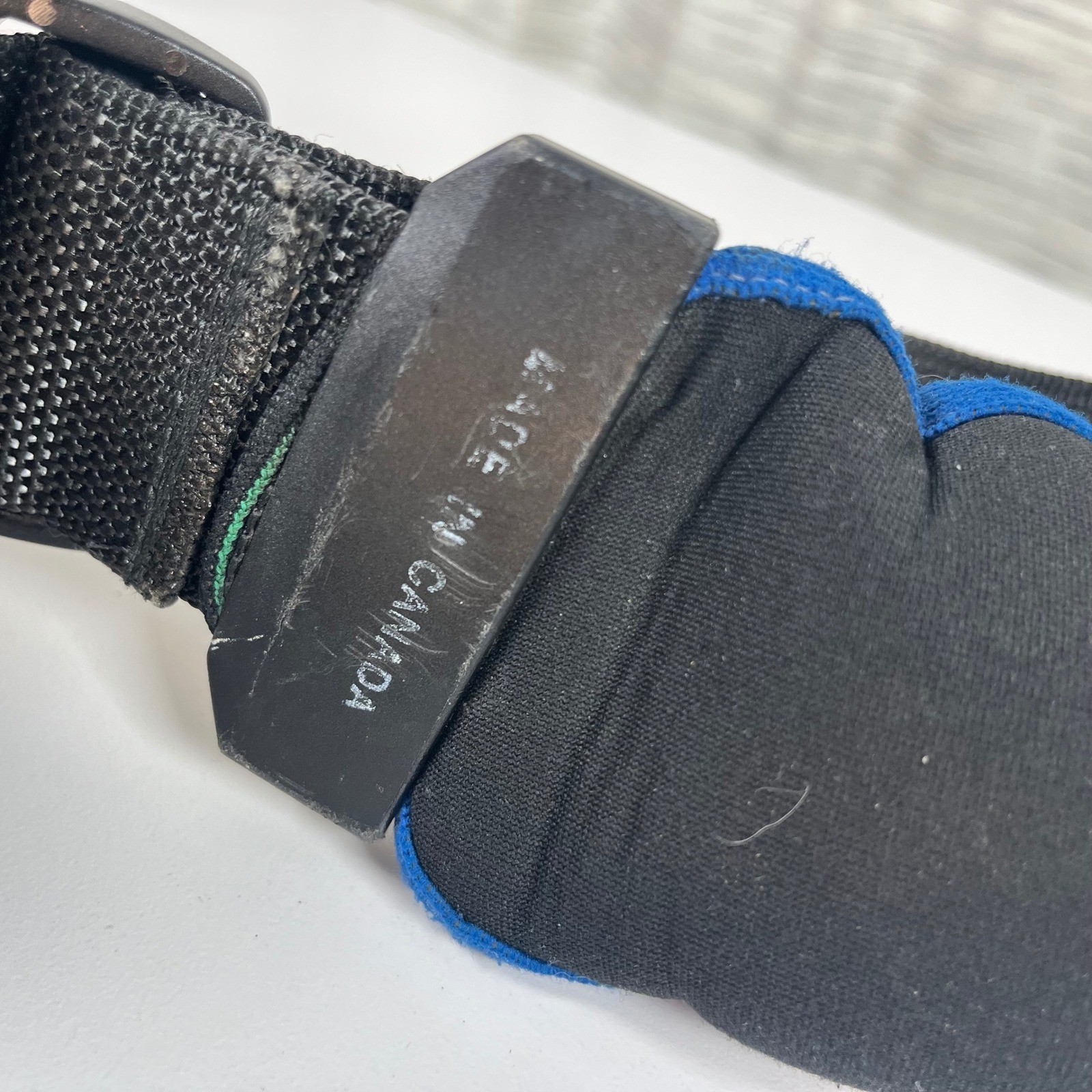 Seasoft Scuba Diving Weight Belt Black Blue Size 8 Padded Pockets 9lbs 2oz