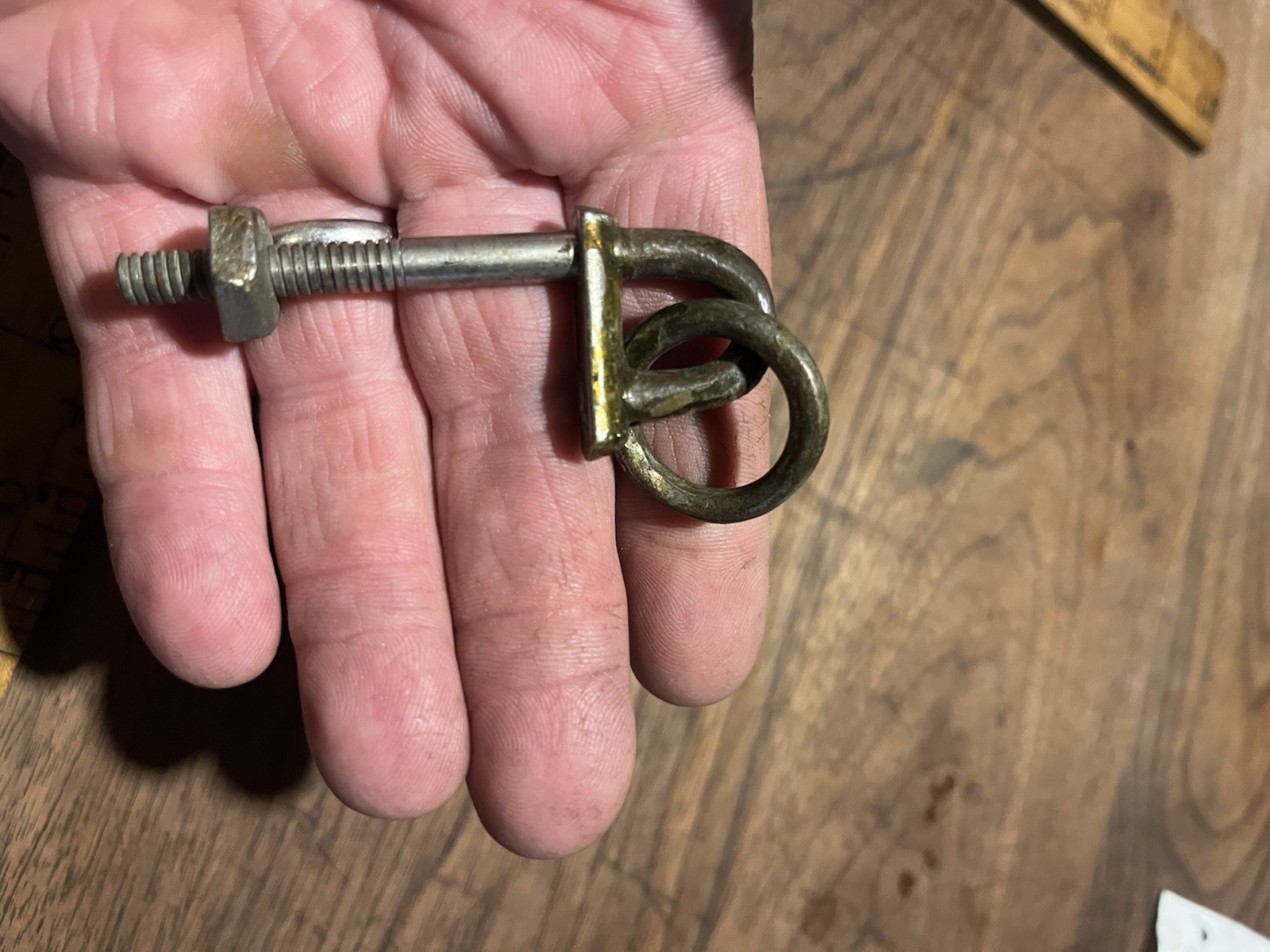 Old Town Canoe genuine, Vintage Painter ring stem deck Hardware